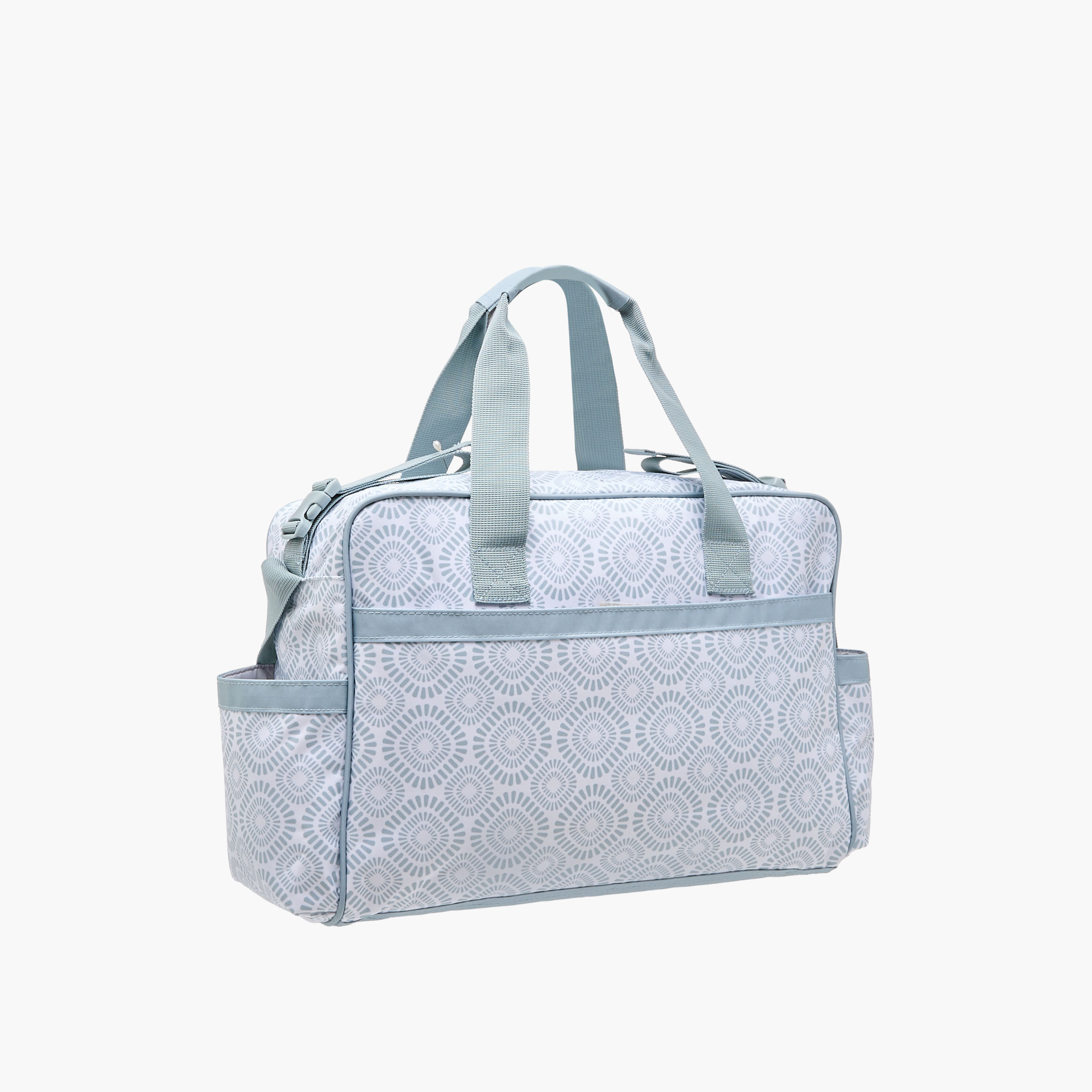 شنطة حفاضات بسحّاب إغلاق وحزام قابل للفصل وطبعات من جونيورز-baby-gear-diaperbags-image-11