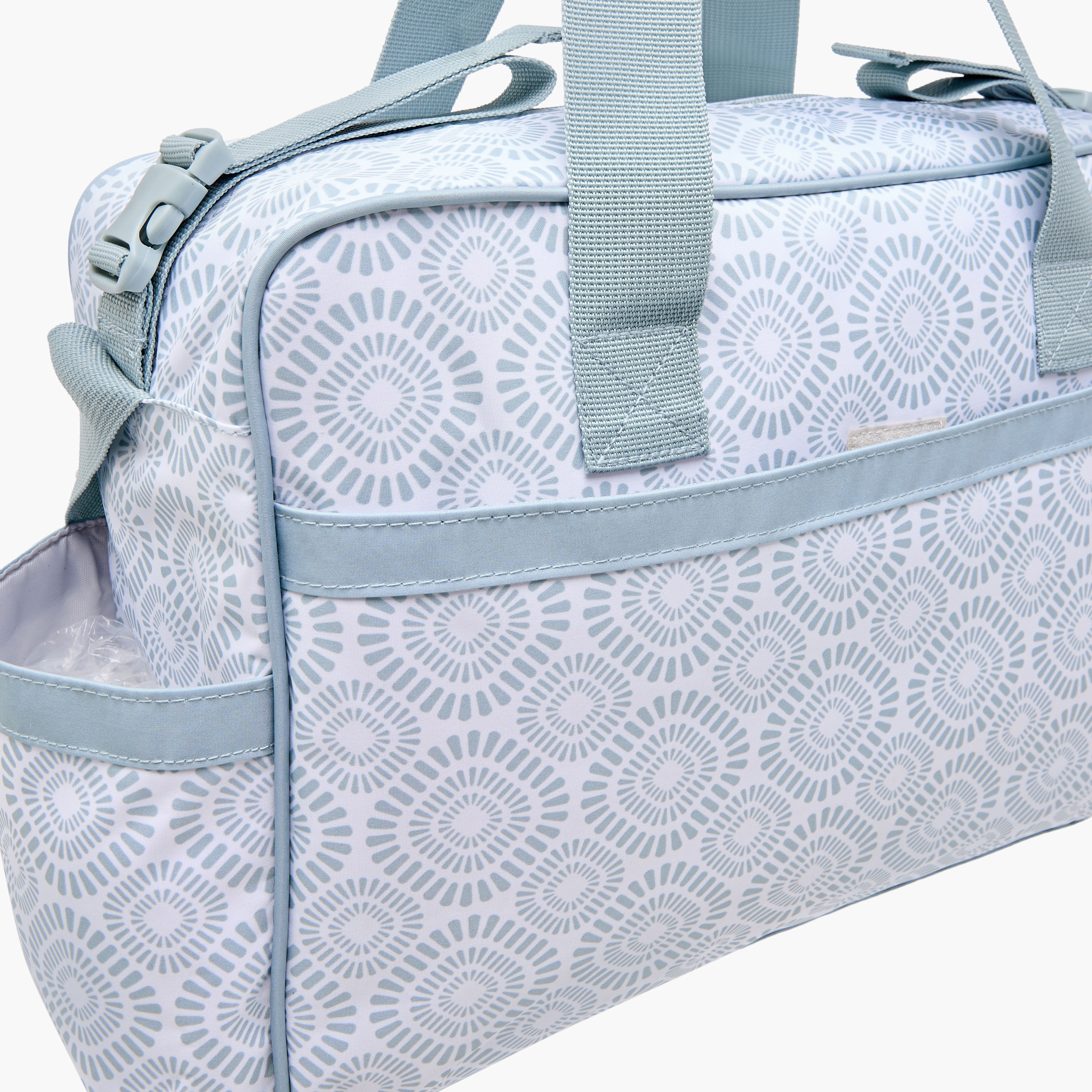 شنطة حفاضات بسحّاب إغلاق وحزام قابل للفصل وطبعات من جونيورز-baby-gear-diaperbags-image-12