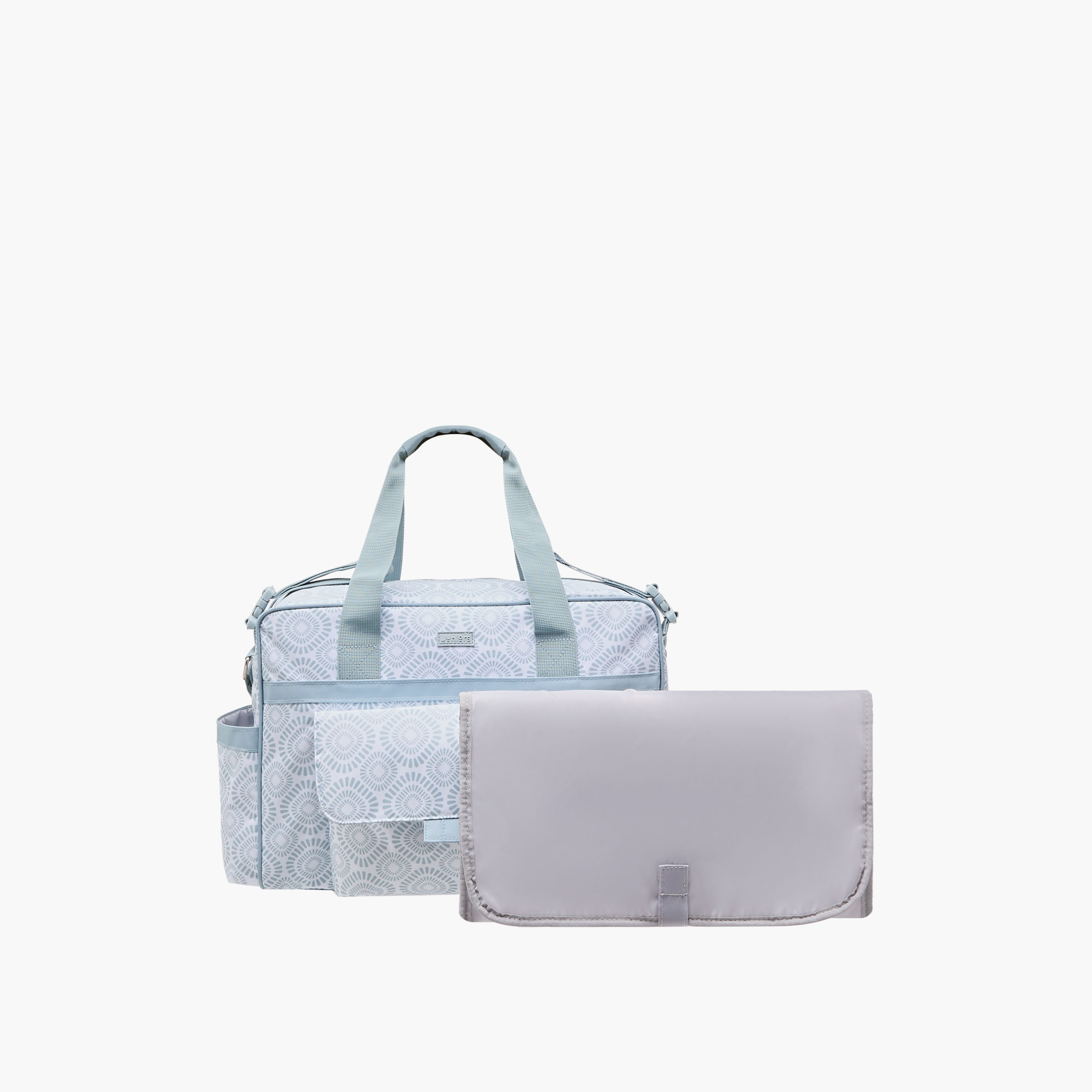 شنطة حفاضات بسحّاب إغلاق وحزام قابل للفصل وطبعات من جونيورز-baby-gear-diaperbags-image-8