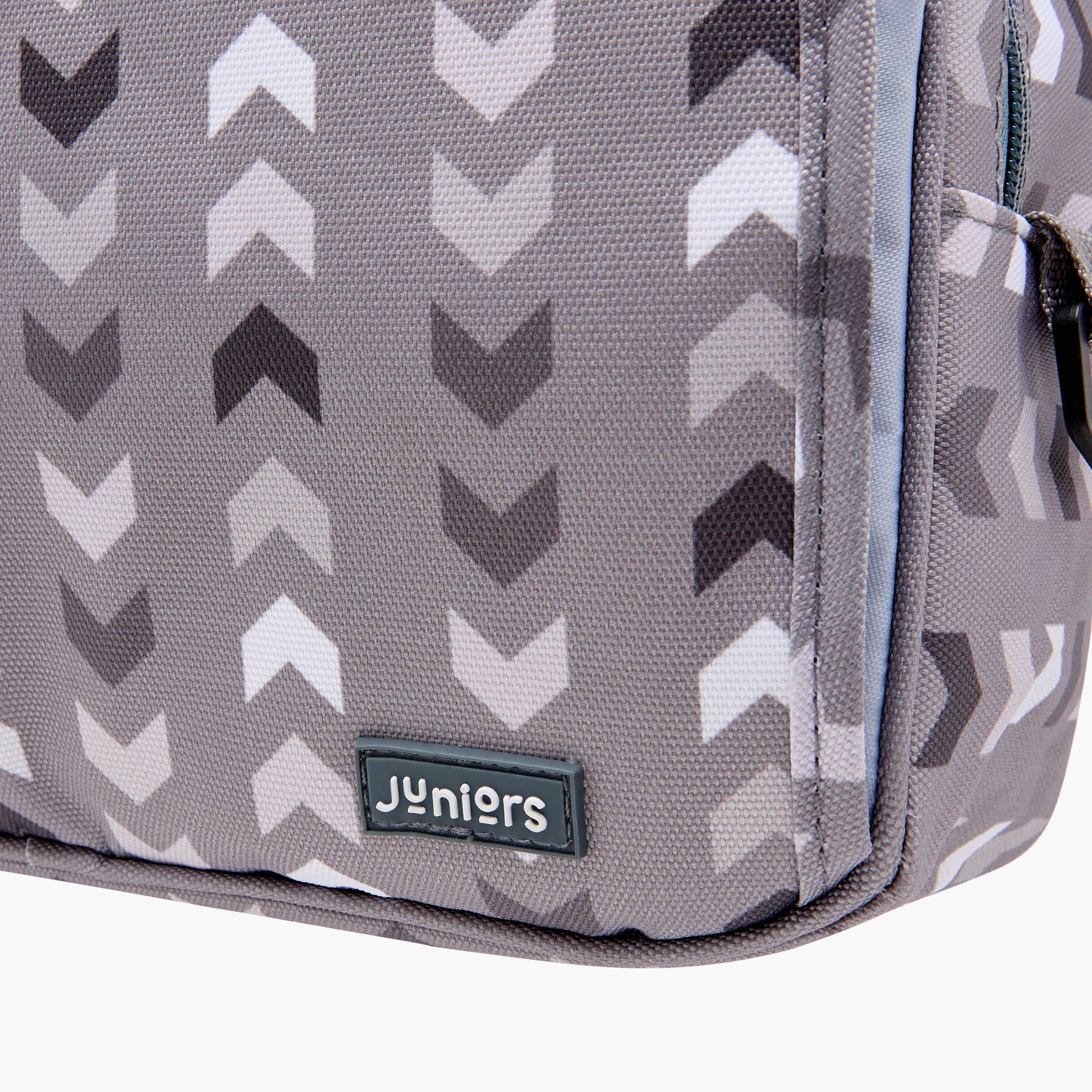 Juniors Printed Diaper Bag with Detachable Strap and Zip Closure-baby-gear-diaperbags-image-7