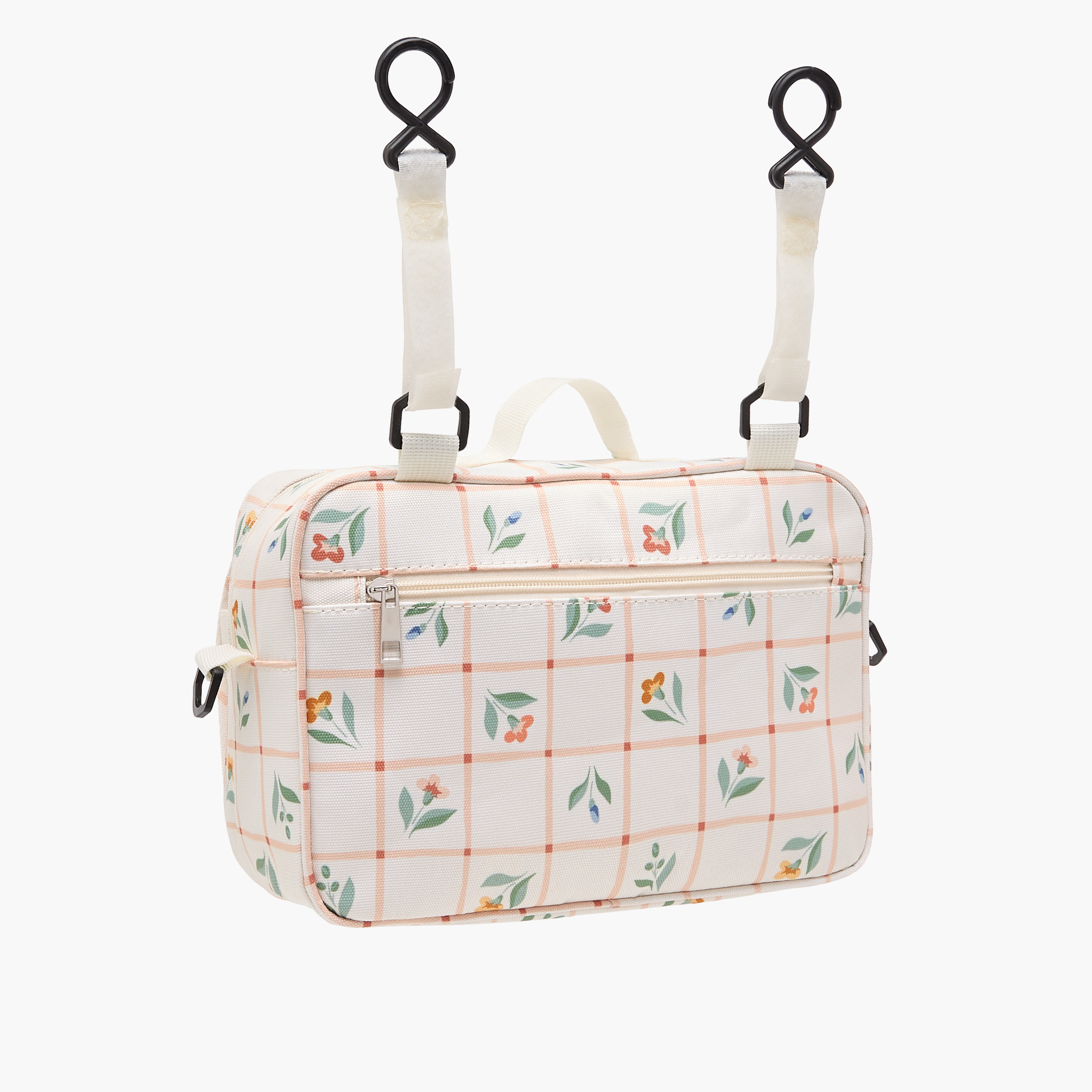 Juniors Printed Diaper Bag with Detachable Strap and Zip Closure-baby-diapering-diaperbags-image-5