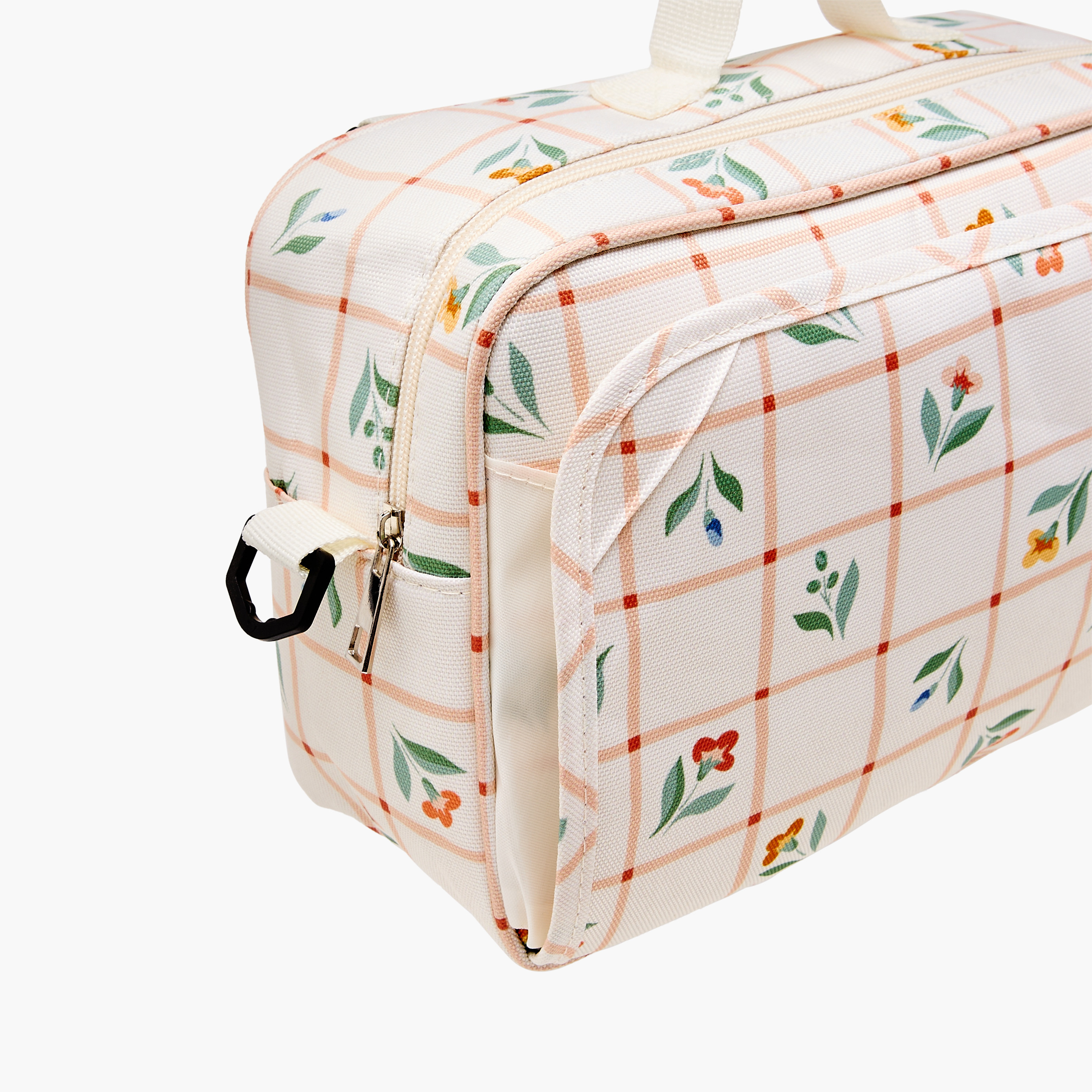 Juniors Printed Diaper Bag with Detachable Strap and Zip Closure-baby-diapering-diaperbags-image-6