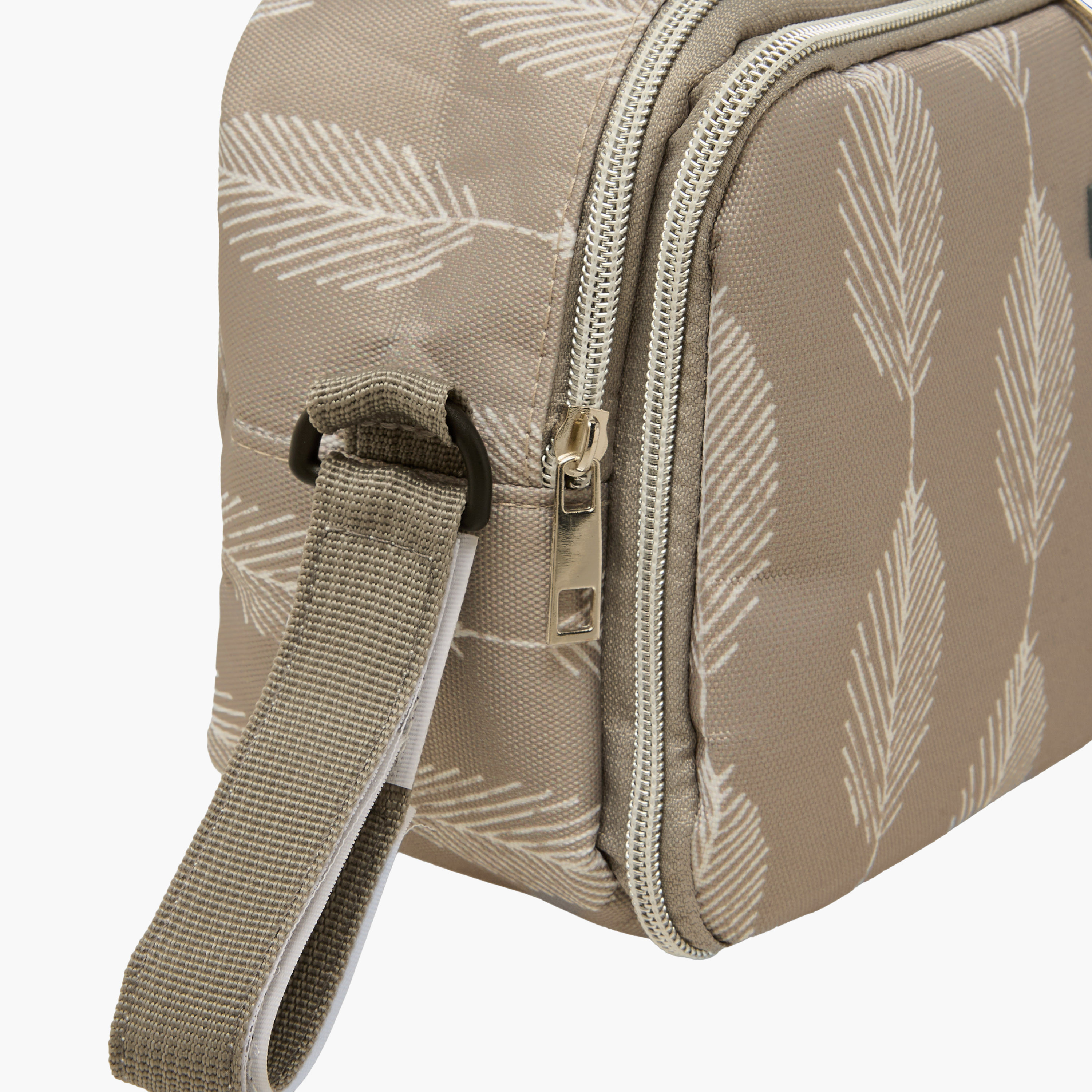 Juniors Printed Diaper Bag with Detachable Strap and Changing Mat-baby-diapering-diaperbags-image-6