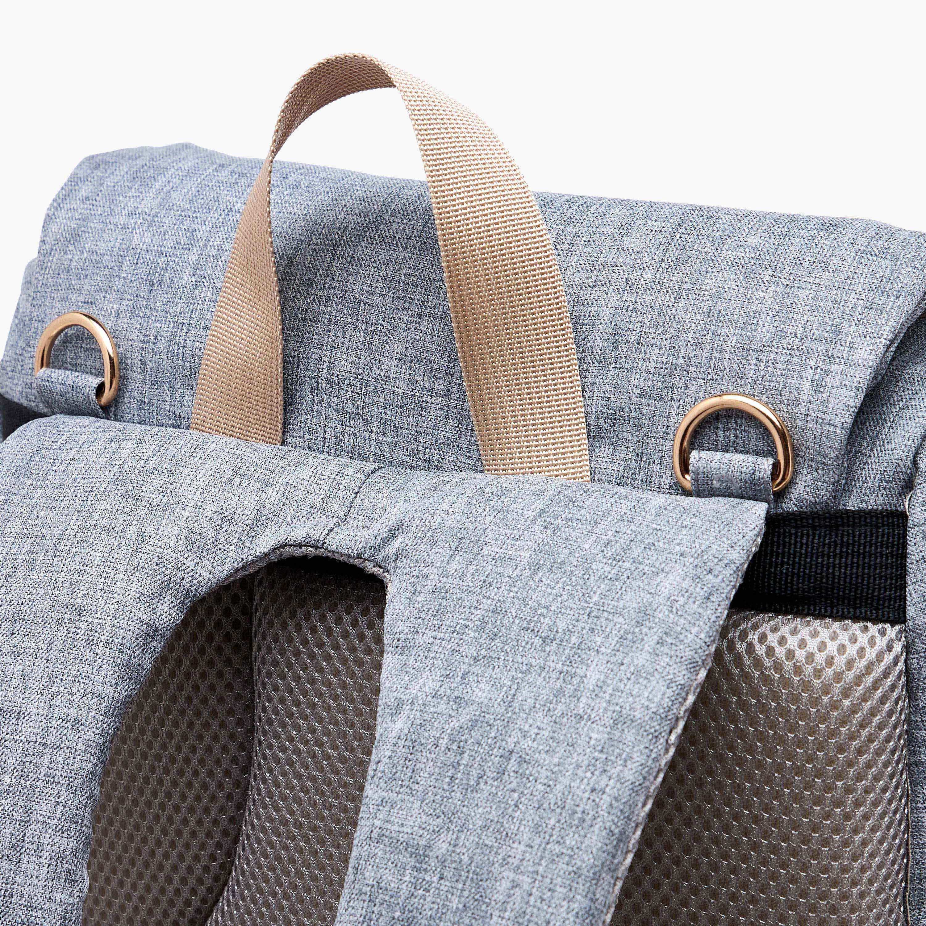 Juniors Solid Diaper Backpack with Adjustable Straps and Handle-baby-diapering-diaperbags-image-11