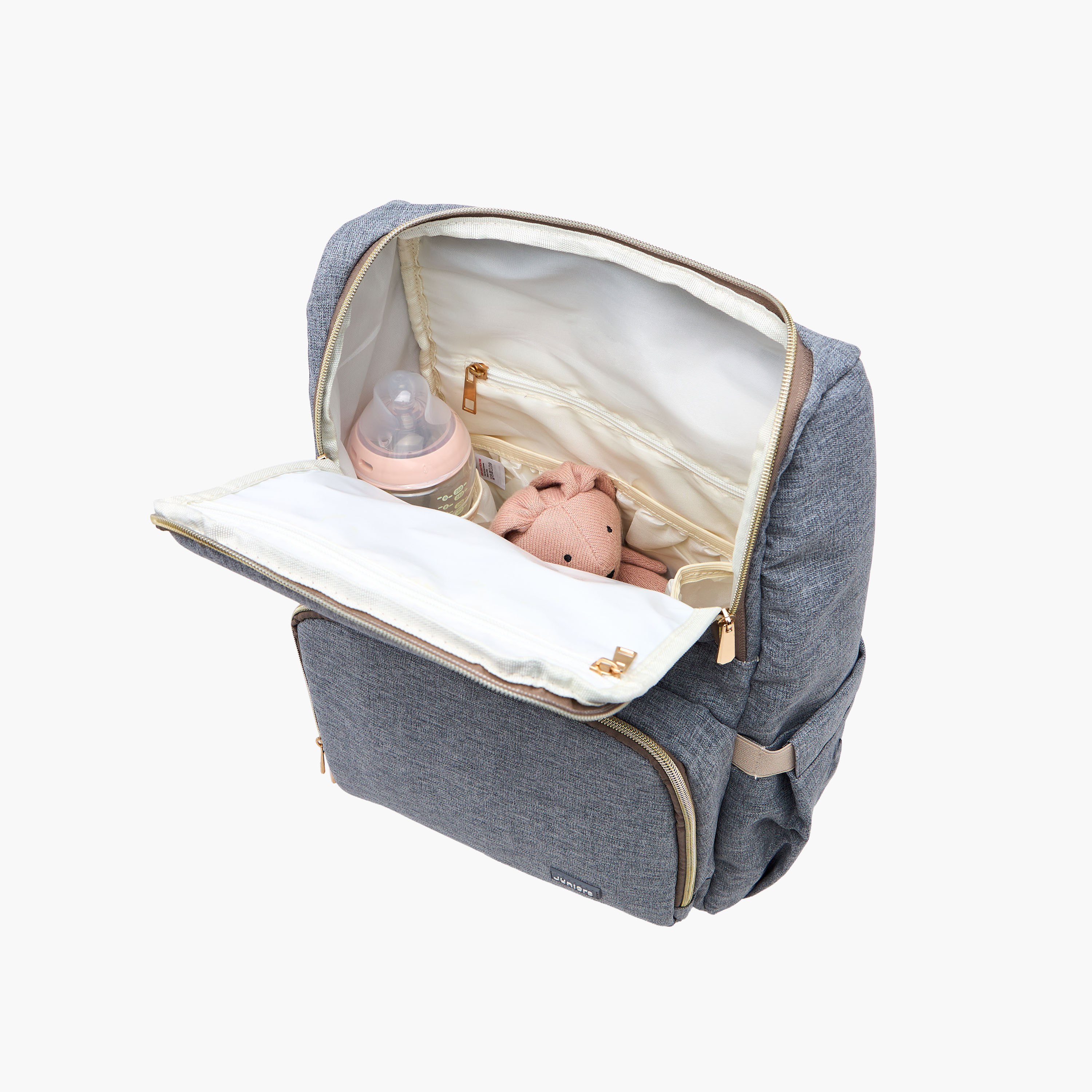 شنطة ظهر سادة للحفاضات بحمّالات قابلة للتعديل ومقبض من جونيورز-baby-diapering-diaperbags-image-15
