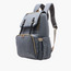 Juniors Solid Diaper Backpack with Adjustable Straps and Handle-baby-diapering-diaperbags-image-4