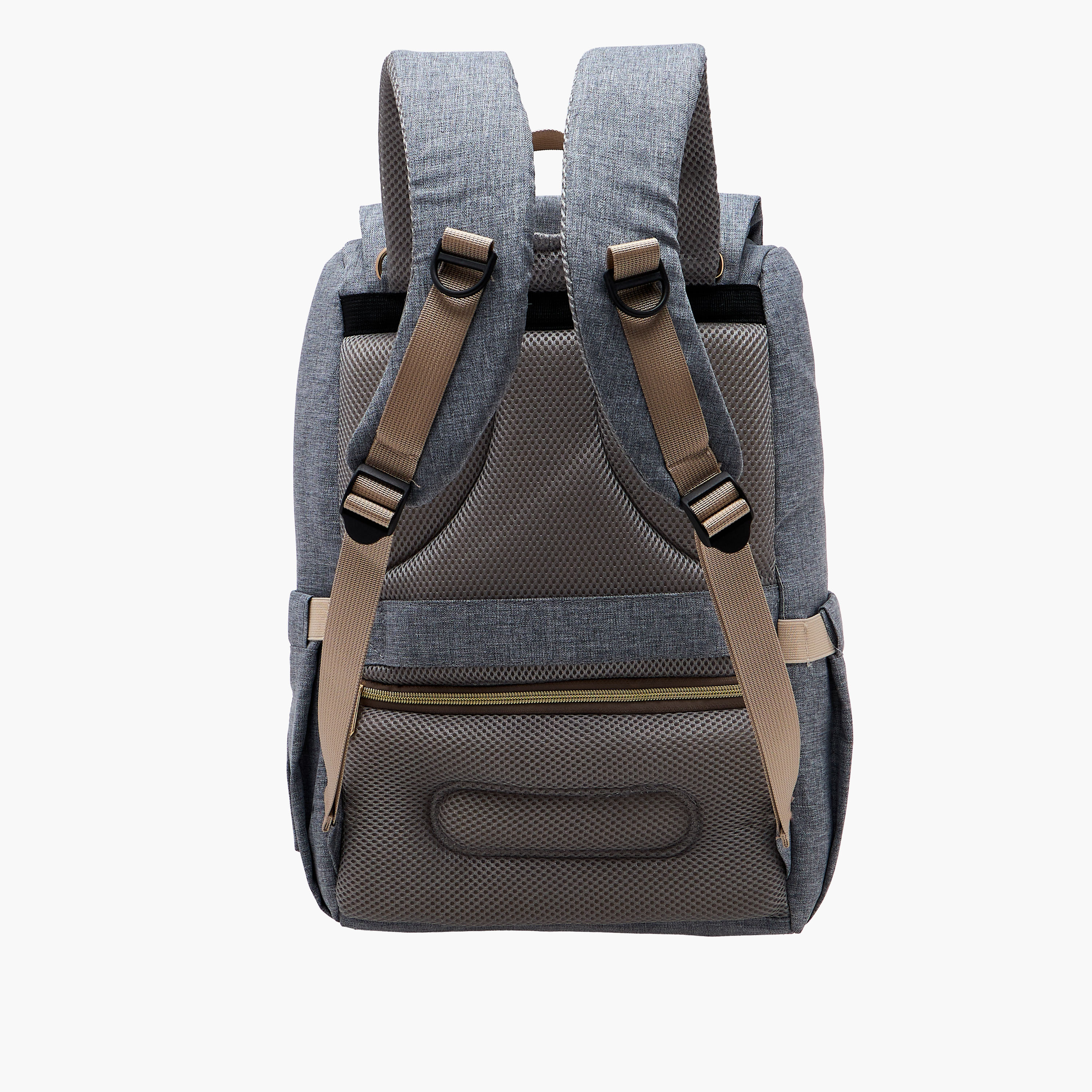 Juniors Solid Diaper Backpack with Adjustable Straps and Handle-baby-diapering-diaperbags-image-5