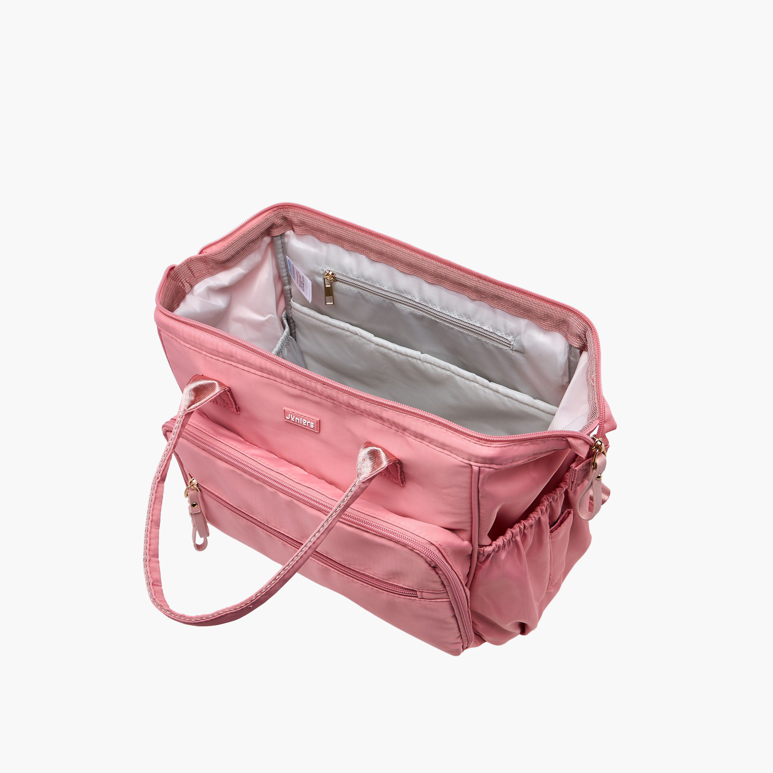 شنطة حفاضات سادة بسحّاب إغلاق ومقابض مزدوجة  من جونيورز-baby-diapering-diaperbags-image-12