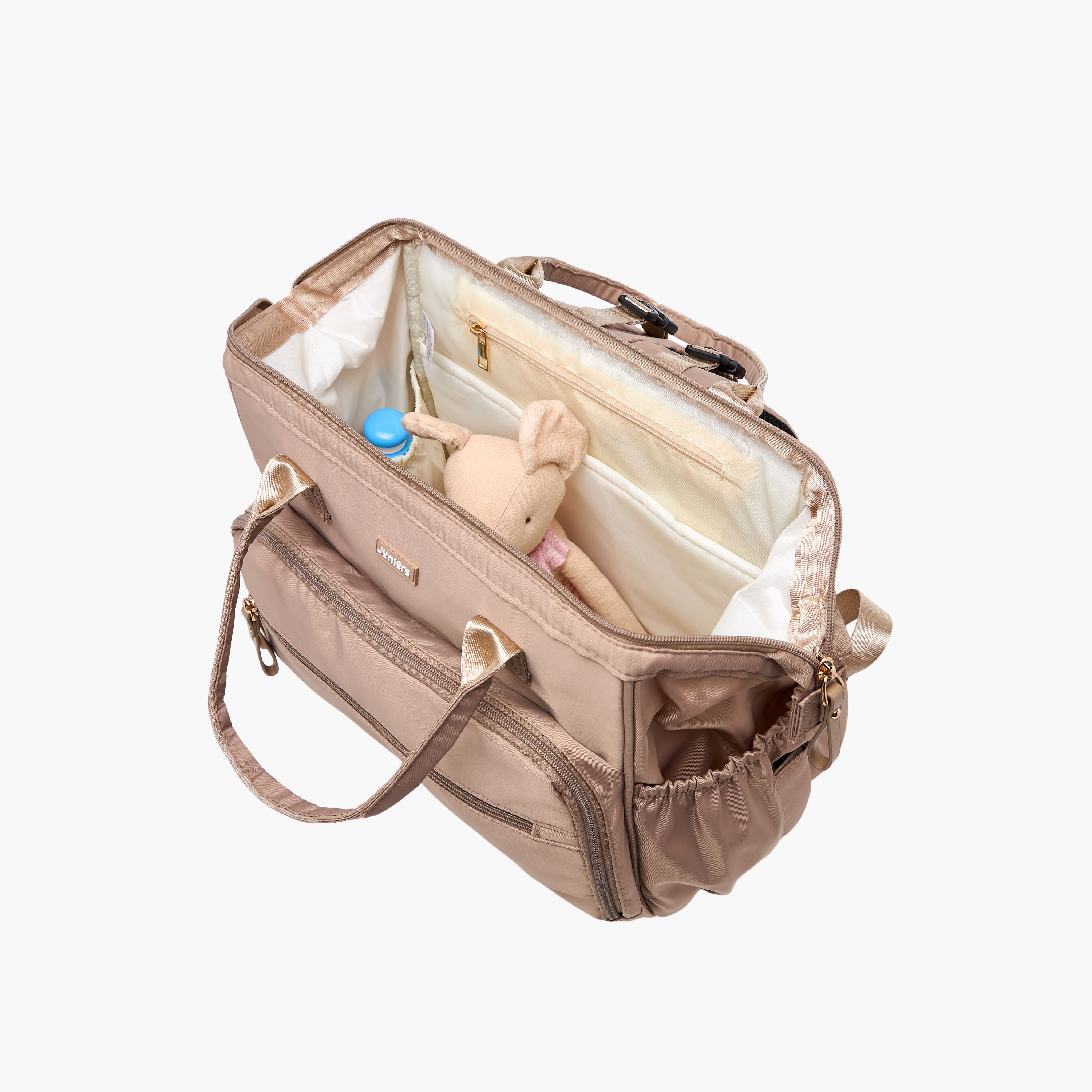 شنطة حفاضات سادة بسحّاب إغلاق ومقابض مزدوجة من جونيورز-baby-gear-diaperbags-image-14
