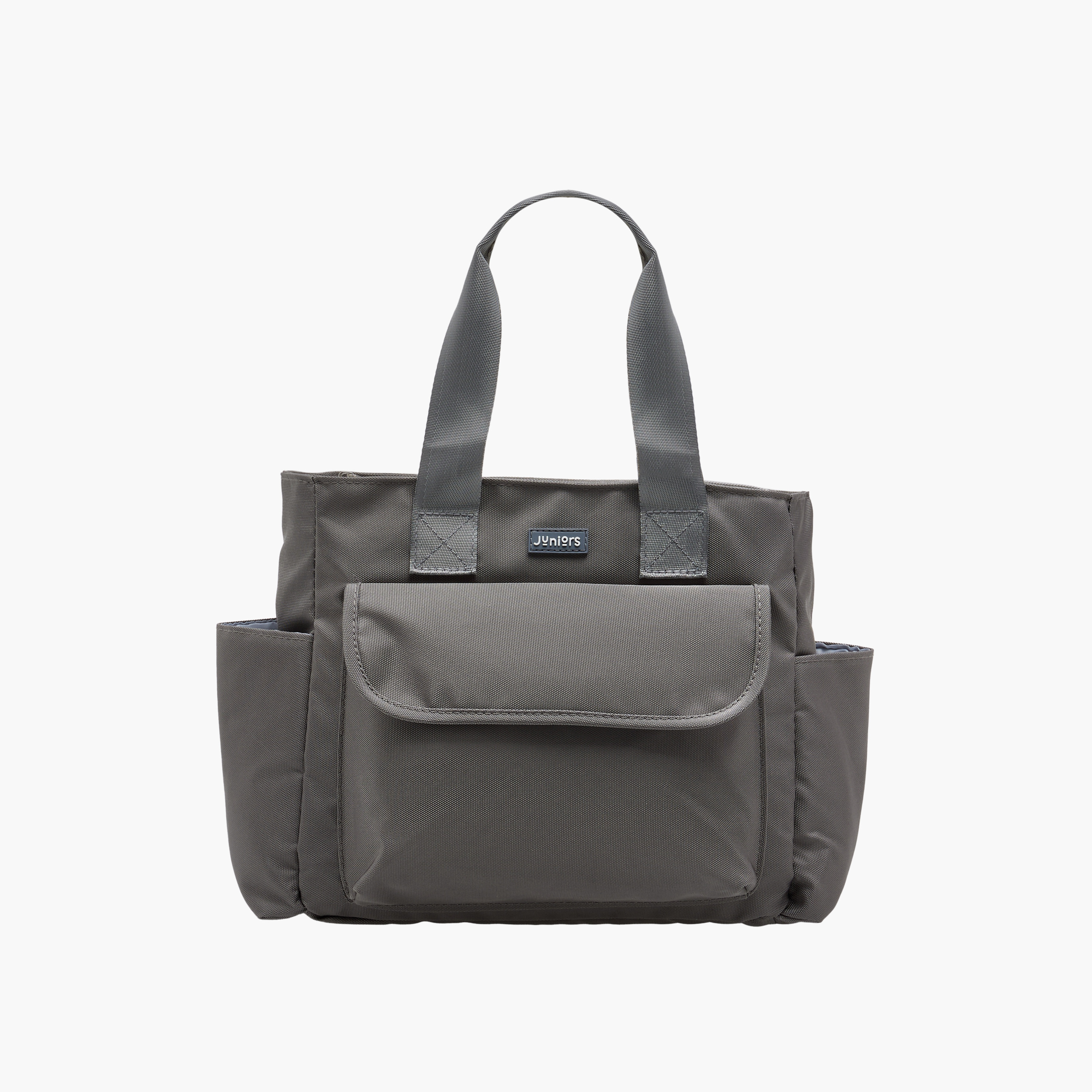 Juniors Solid Diaper Bag with Double Handle and Zip Closure-baby-diapering-diaperbags-image-2