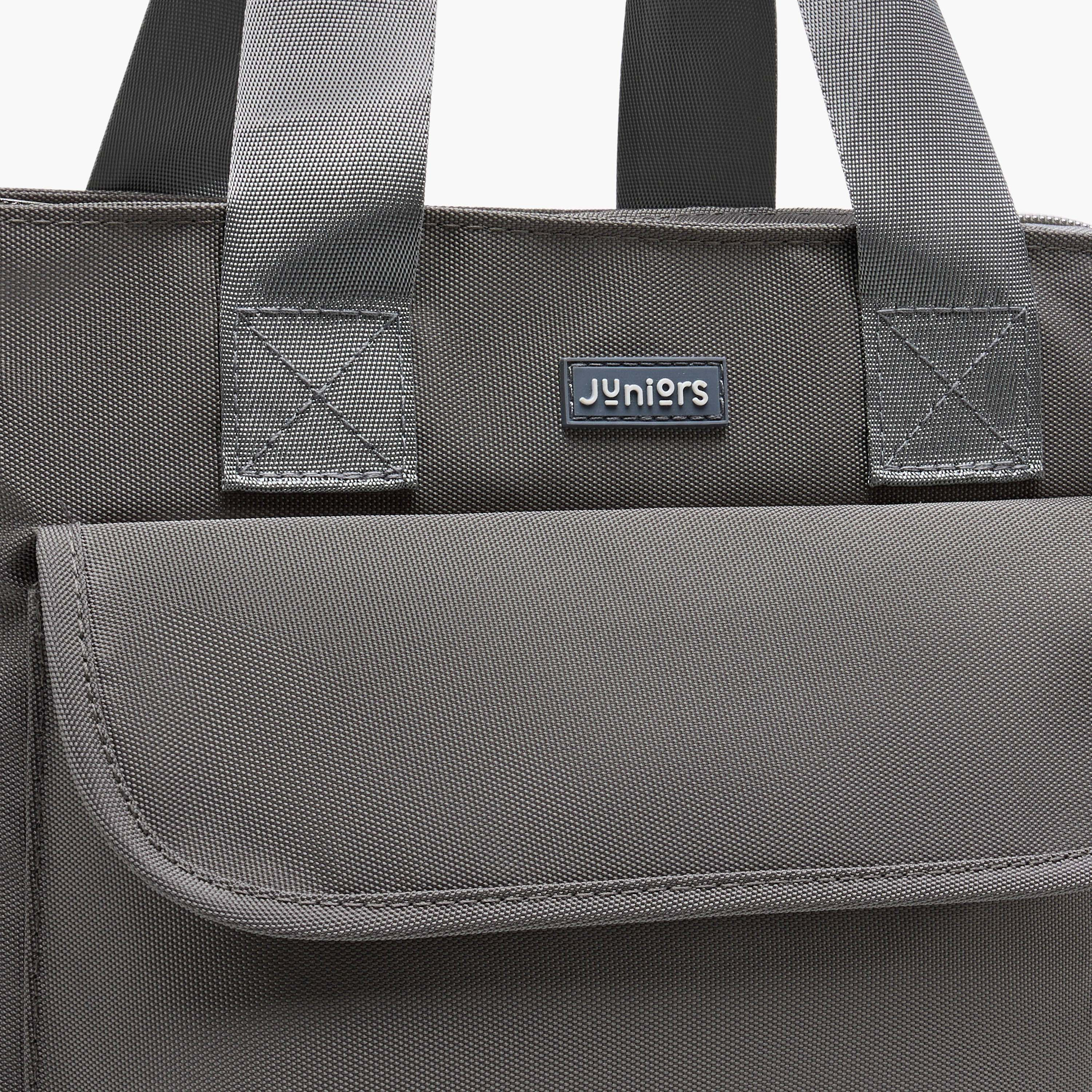 شنطة حفاضات سادة بسحّاب إغلاق ومقابض مزدوجة  من جونيورز-baby-gear-diaperbags-image-7
