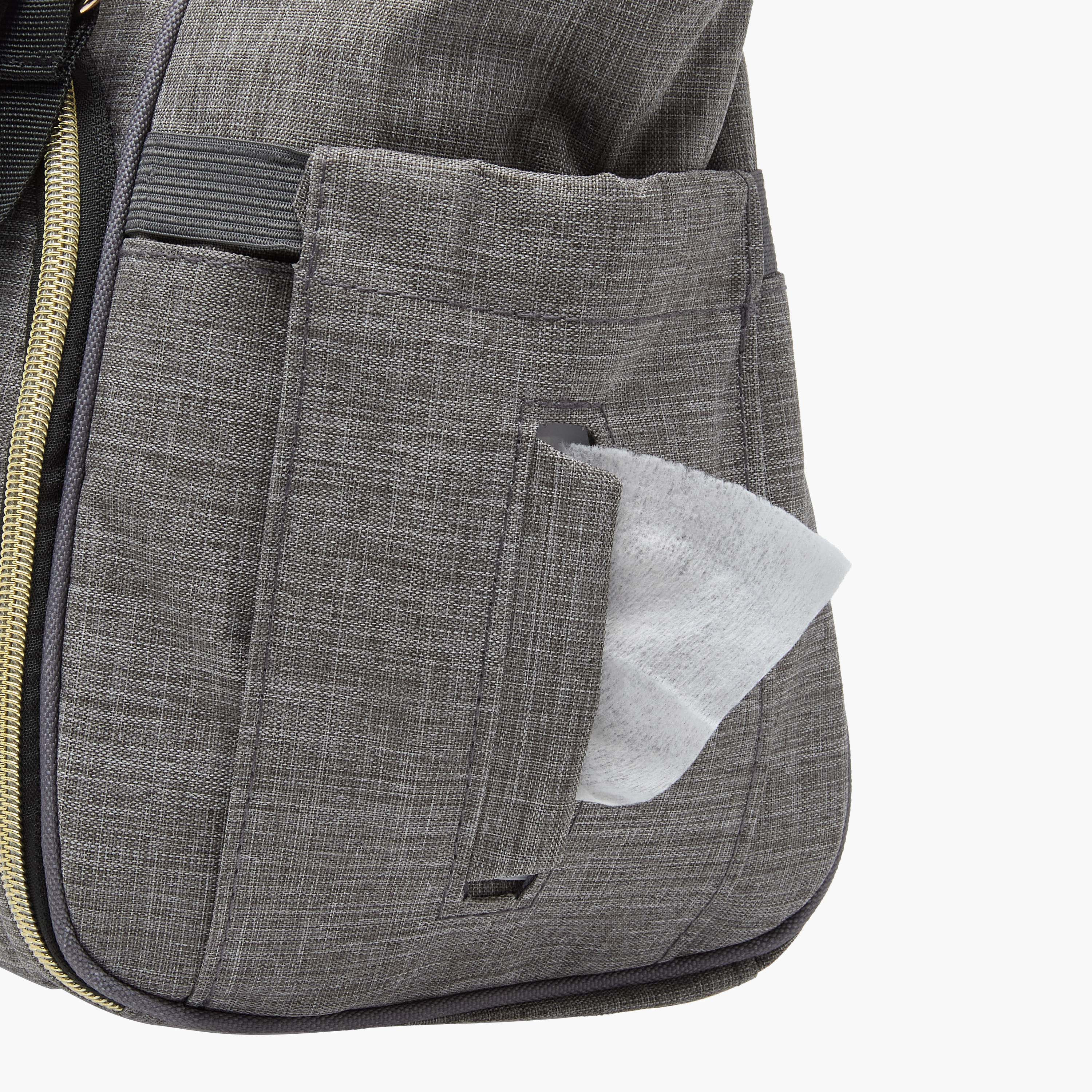 Juniors Solid Diaper Bag with Double Handle and Zip Closure-baby-diapering-diaperbags-image-6