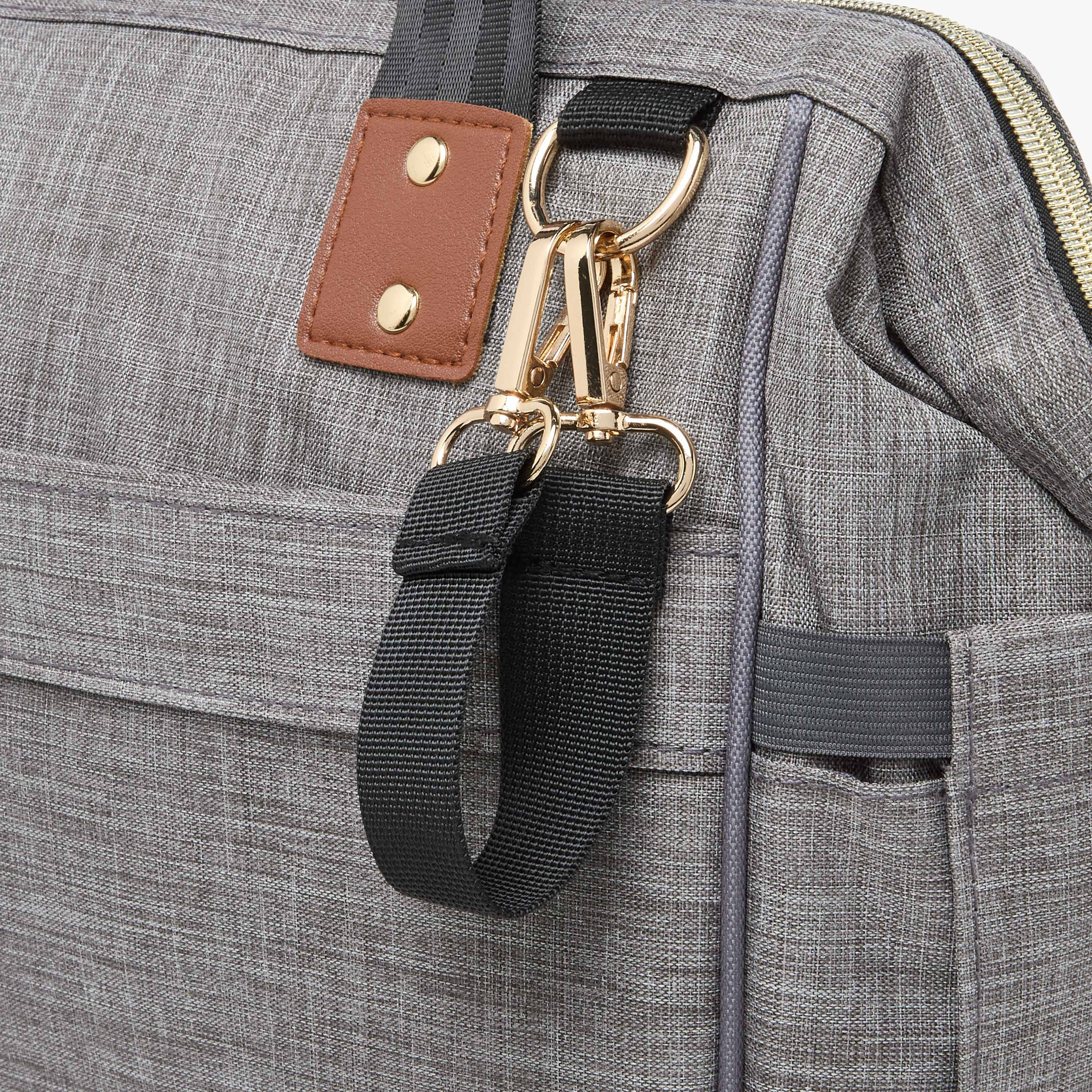 Juniors Solid Diaper Bag with Double Handle and Zip Closure-baby-diapering-diaperbags-image-8