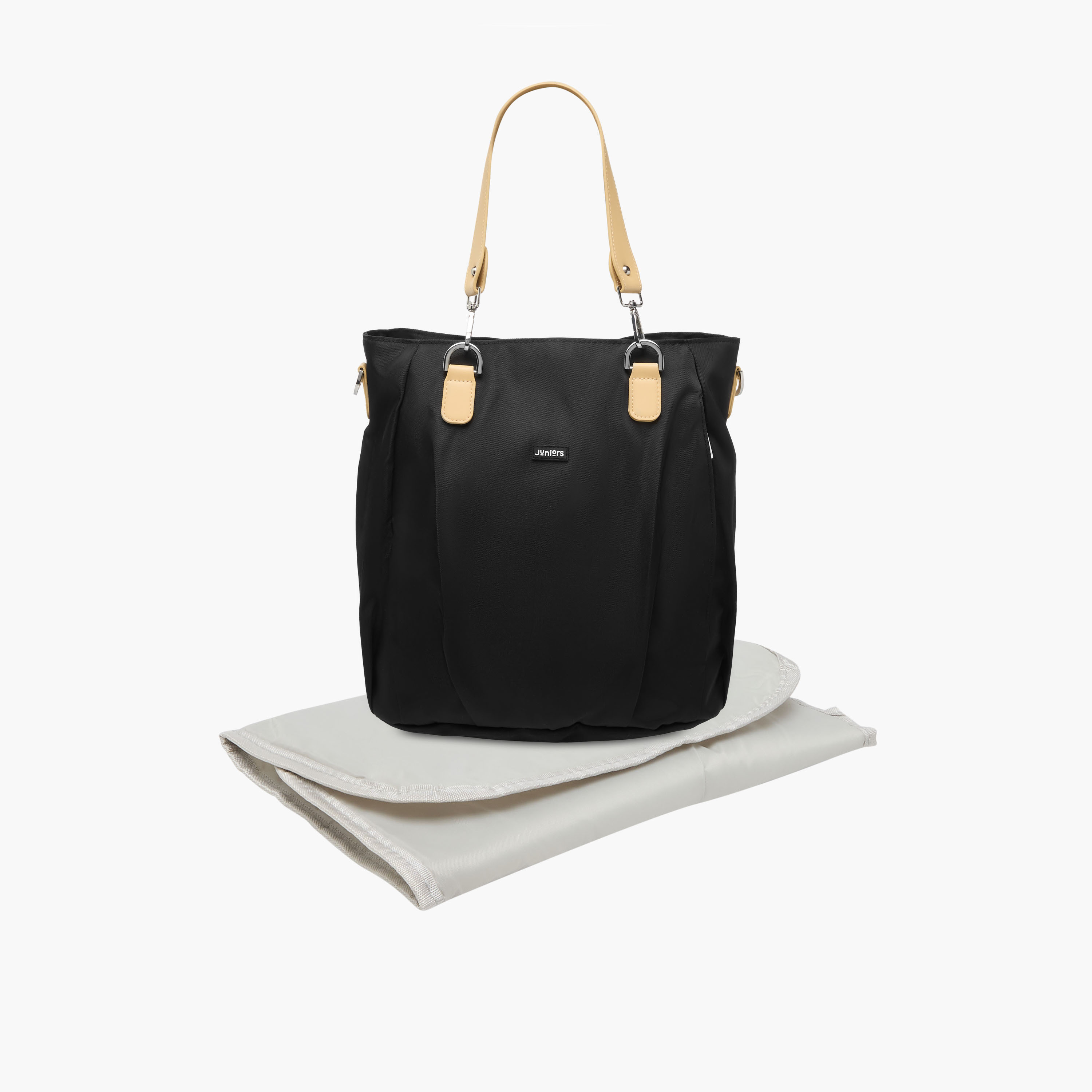 شنطة حفاضات سادة بسحّاب إغلاق ومقابض مزدوجة  من جونيورز-baby-diapering-diaperbags-image-8