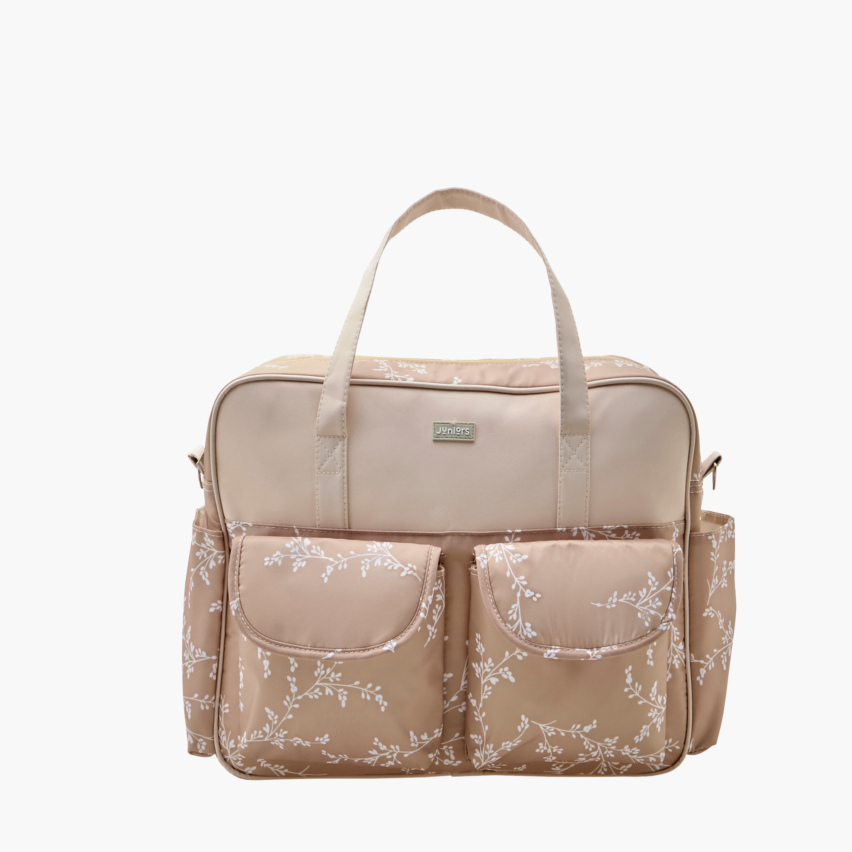 Juniors Printed Diaper Bag with Adjustable Strap-baby-gear-diaperbags-image-1