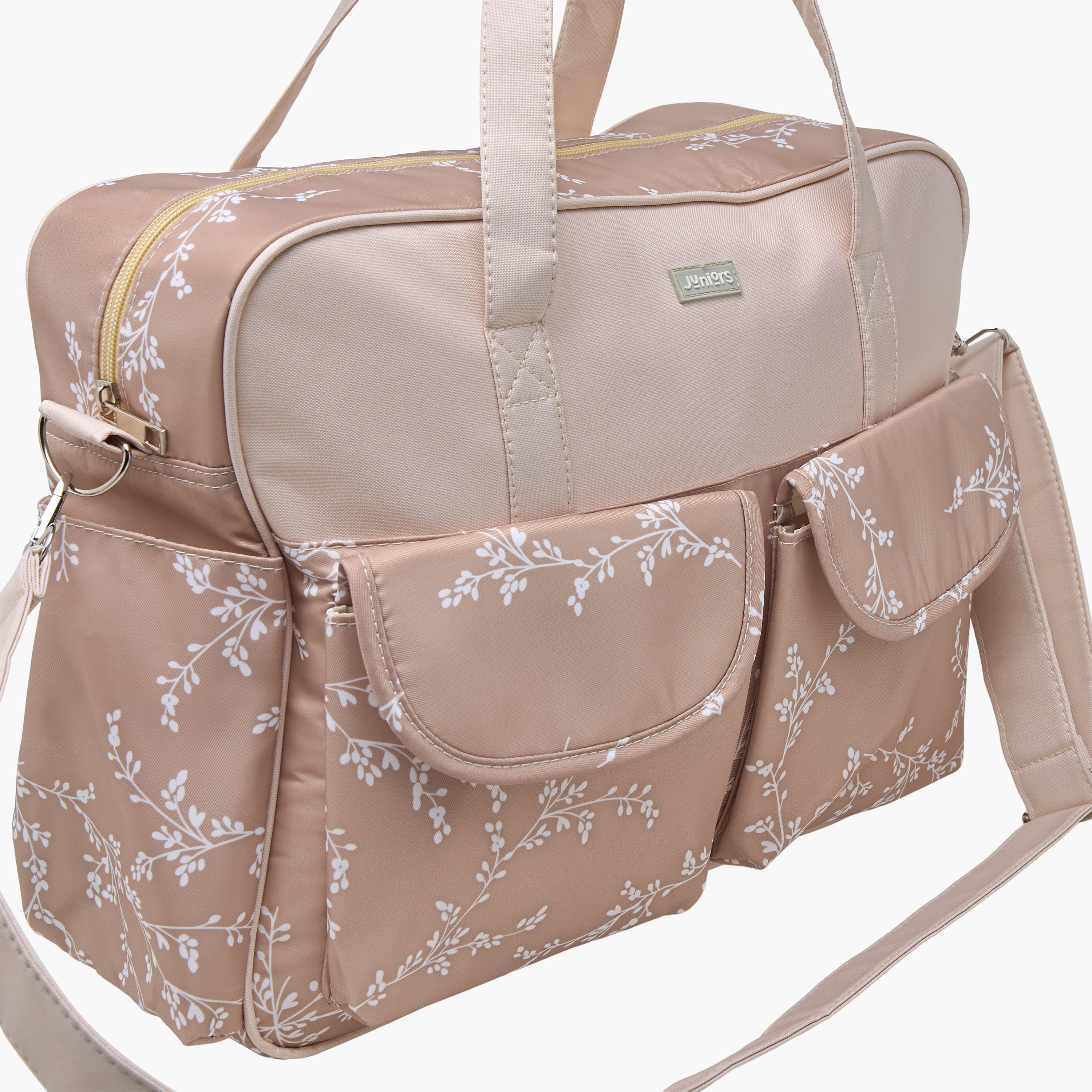 Juniors Printed Diaper Bag with Adjustable Strap-baby-gear-diaperbags-image-6