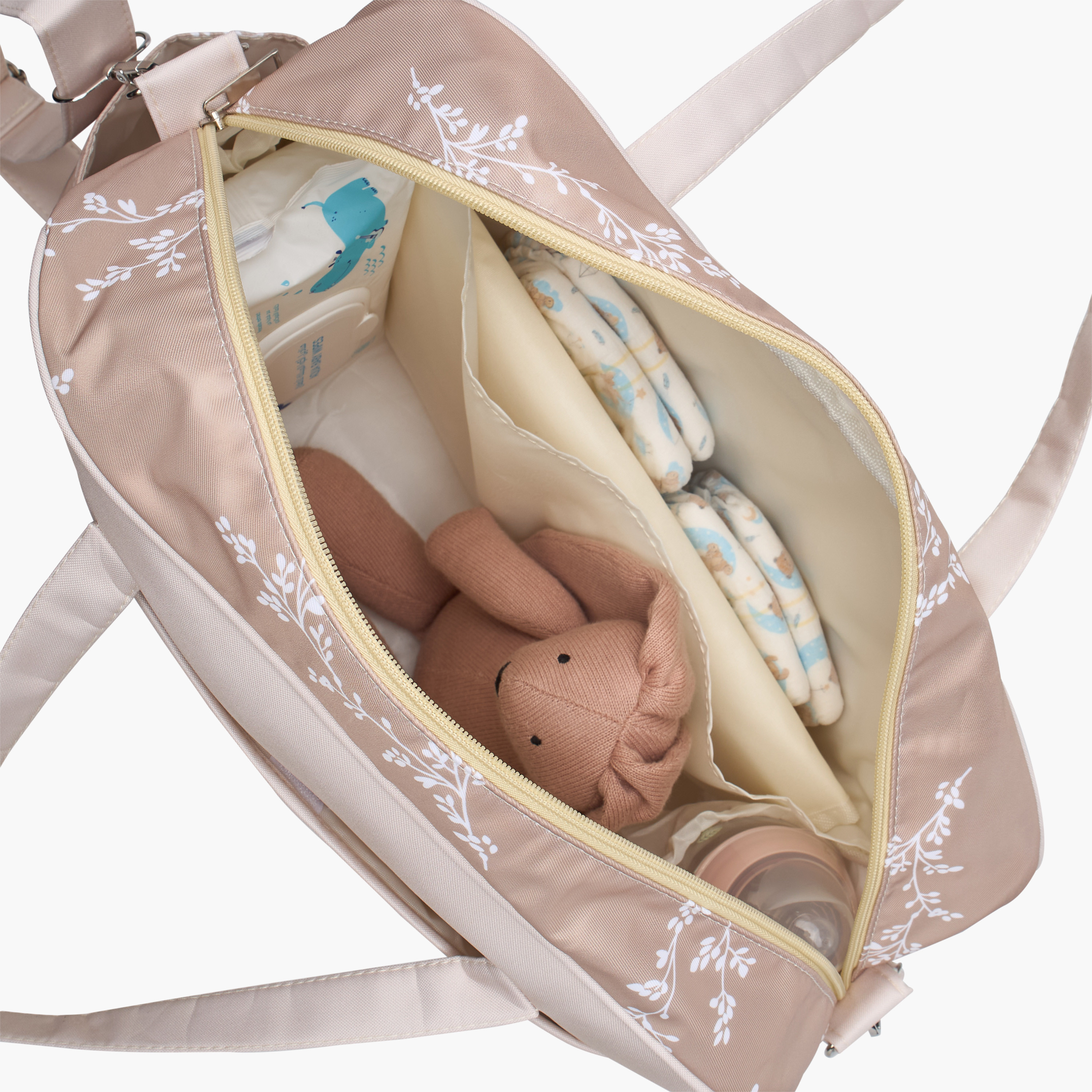 Juniors Printed Diaper Bag with Adjustable Strap-baby-gear-diaperbags-image-9