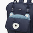 Juniors Bear Applique Diaper Backpack with Adjustable Straps and Zip Closure-baby-diapering-diaperbags-image-7
