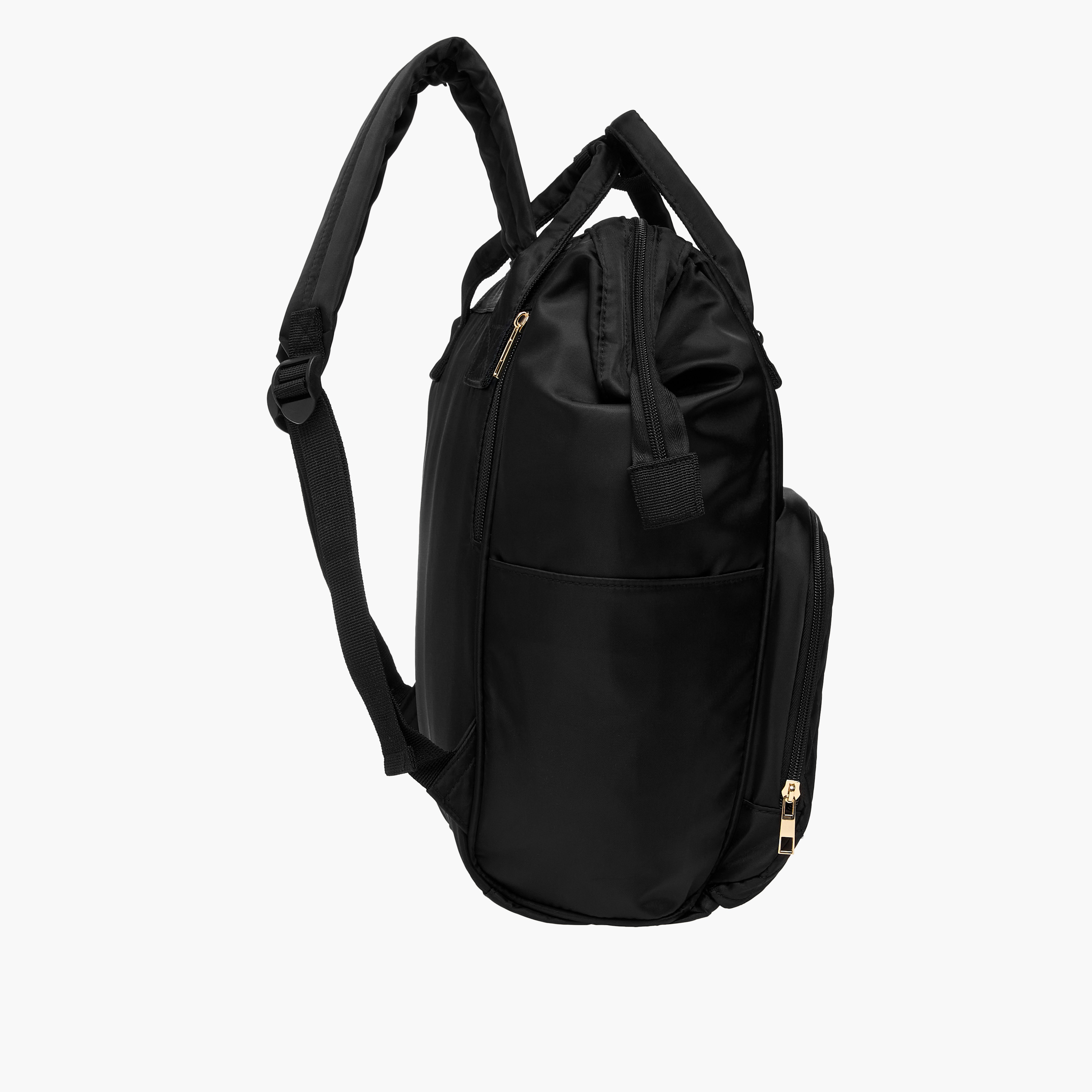 Juniors Quilted Diaper Backpack with Adjustable Shoulder Straps and Zip Closure-baby-diapering-diaperbags-image-6
