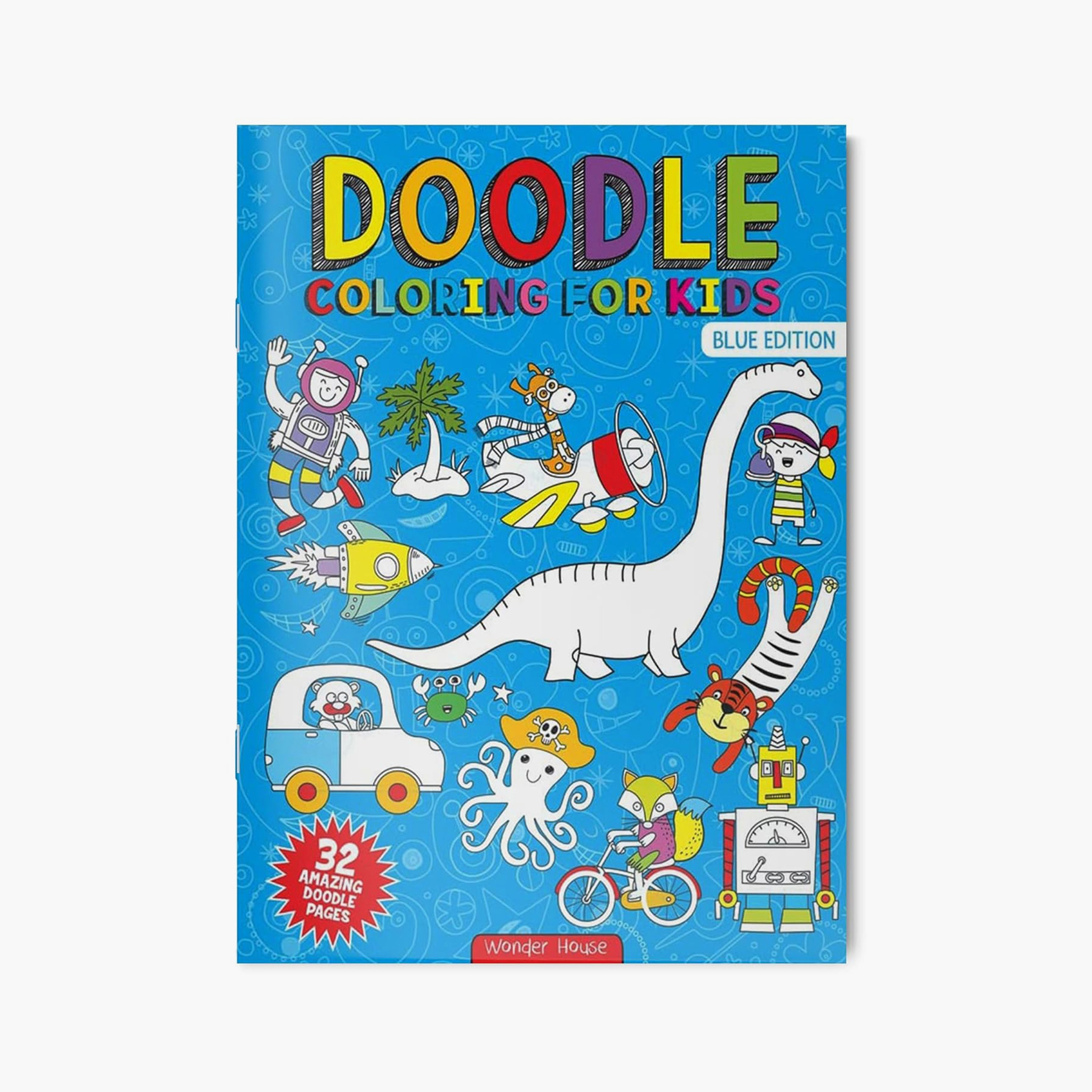 Doodle Coloring For Kids Blue Edition - Wonder House Books-books-english-childrenbooks-image-1