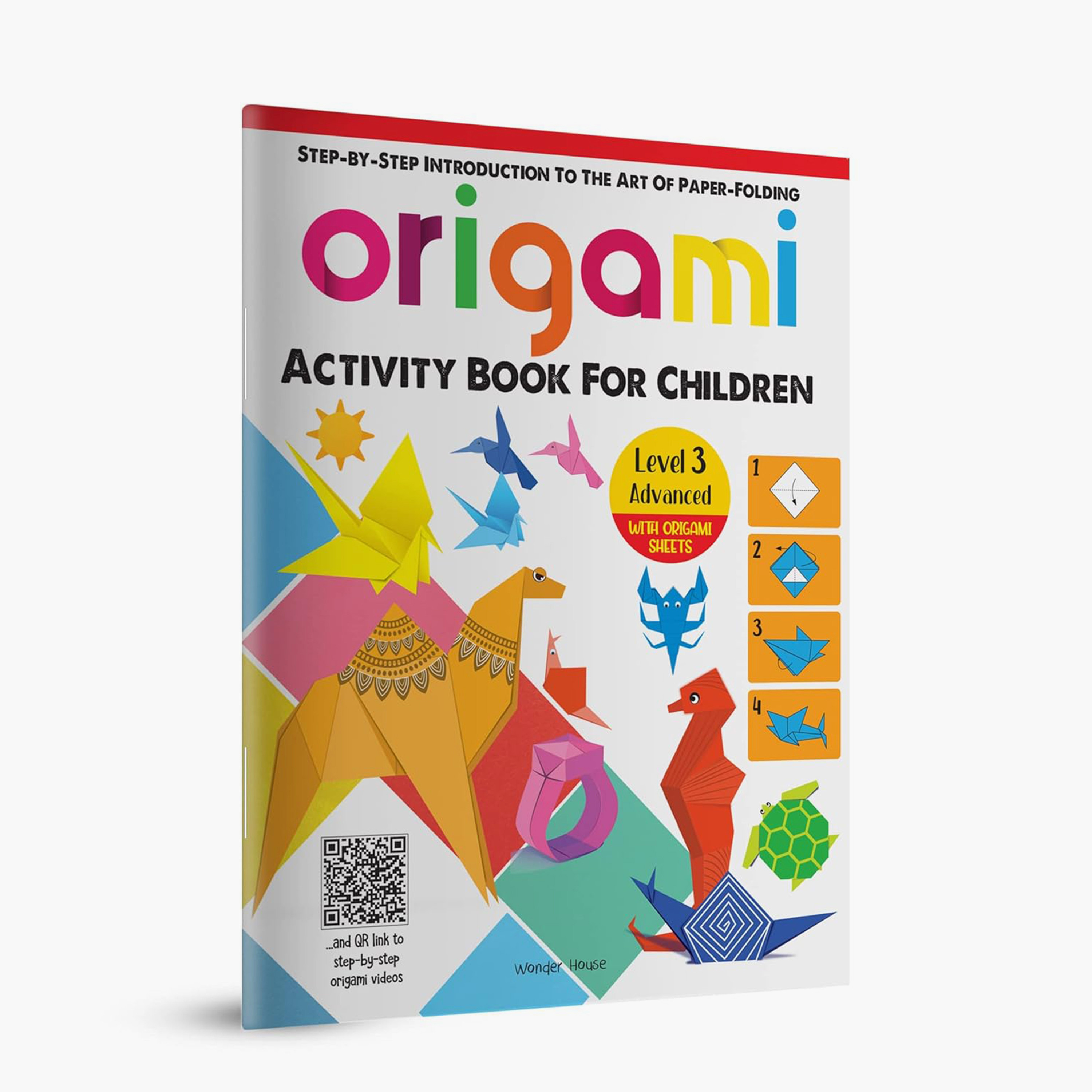 مقدمة خطوة بخطوة للأوريغامي لفن طي الورق - كتب وندر هاوس-books-english-childrenbooks-image-1