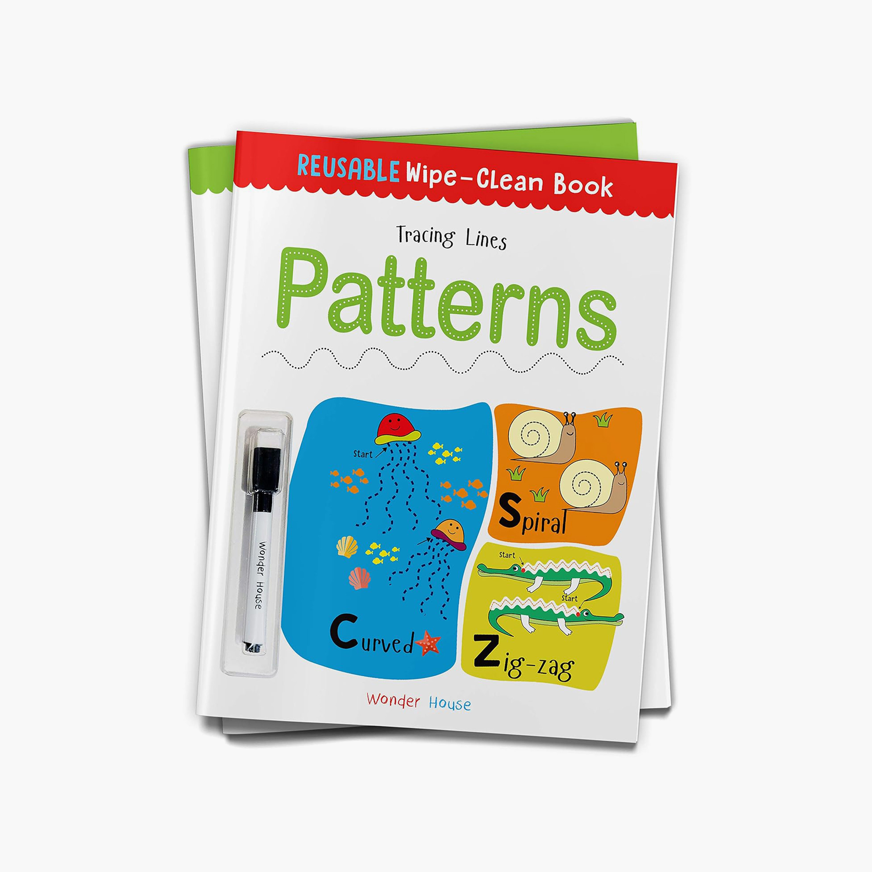 Tracing Patterns Book Buy Reusable Wipe and Clean Book Tracing Lines Patterns Trace and ...