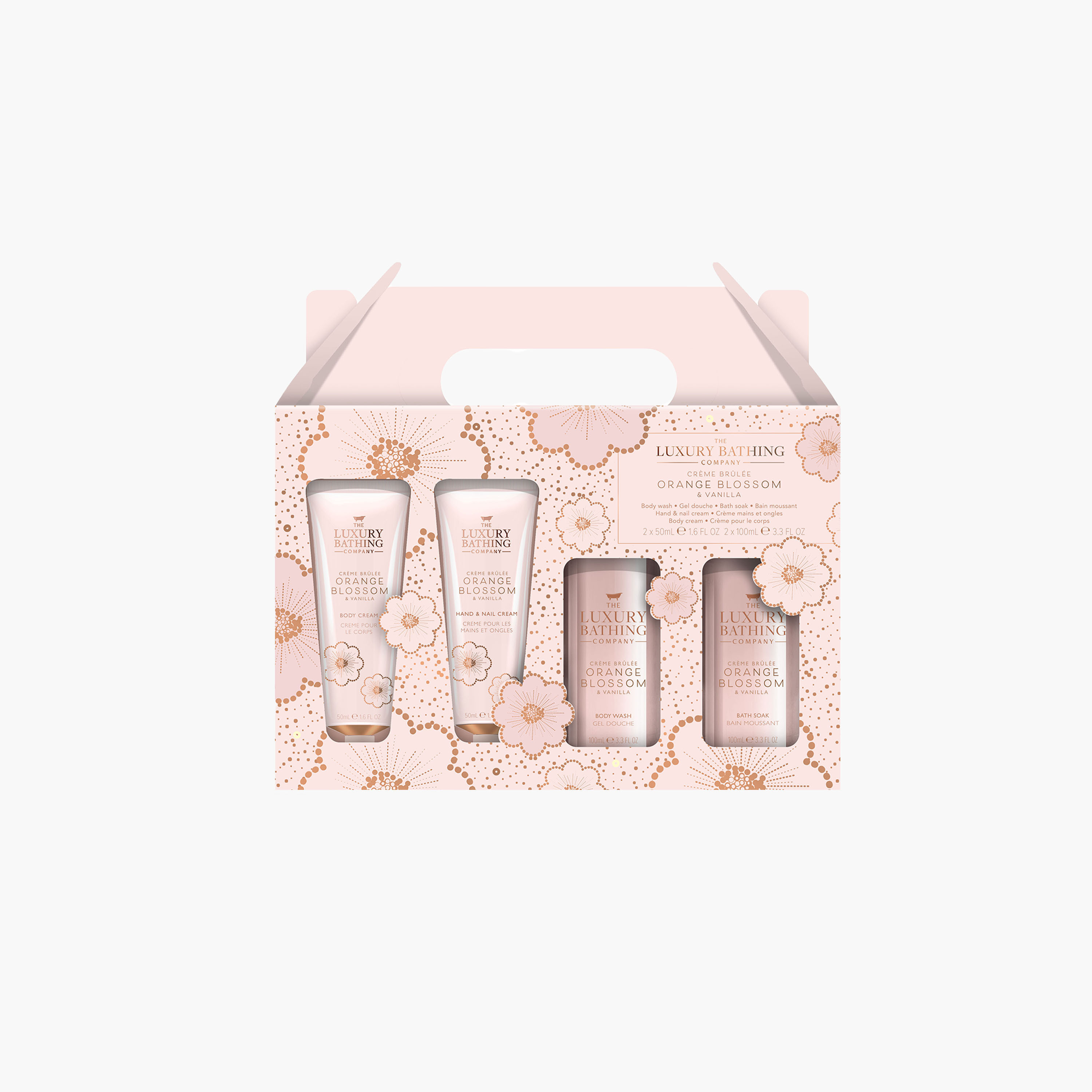 Luxury Bathing Company 4-Piece Orange Blossom Gift Set-beautyandpersonalcare-bathandbody-giftsets-image-1