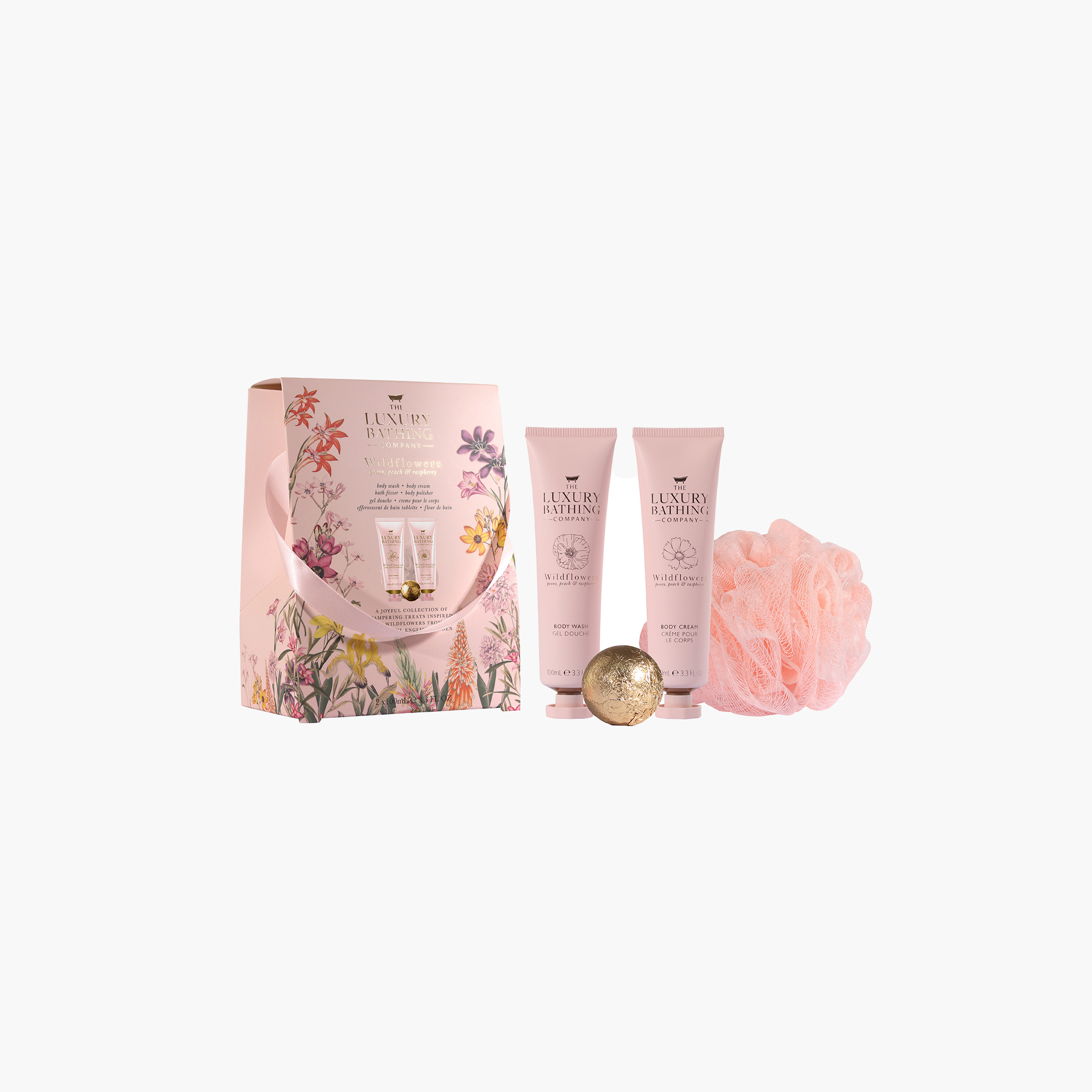 مجموعة هدايا استحمام برائحة الزهور البرية 4 قطع من لكجري باثينج كومباني-beautyandpersonalcare-bathandbody-giftsets-image-3