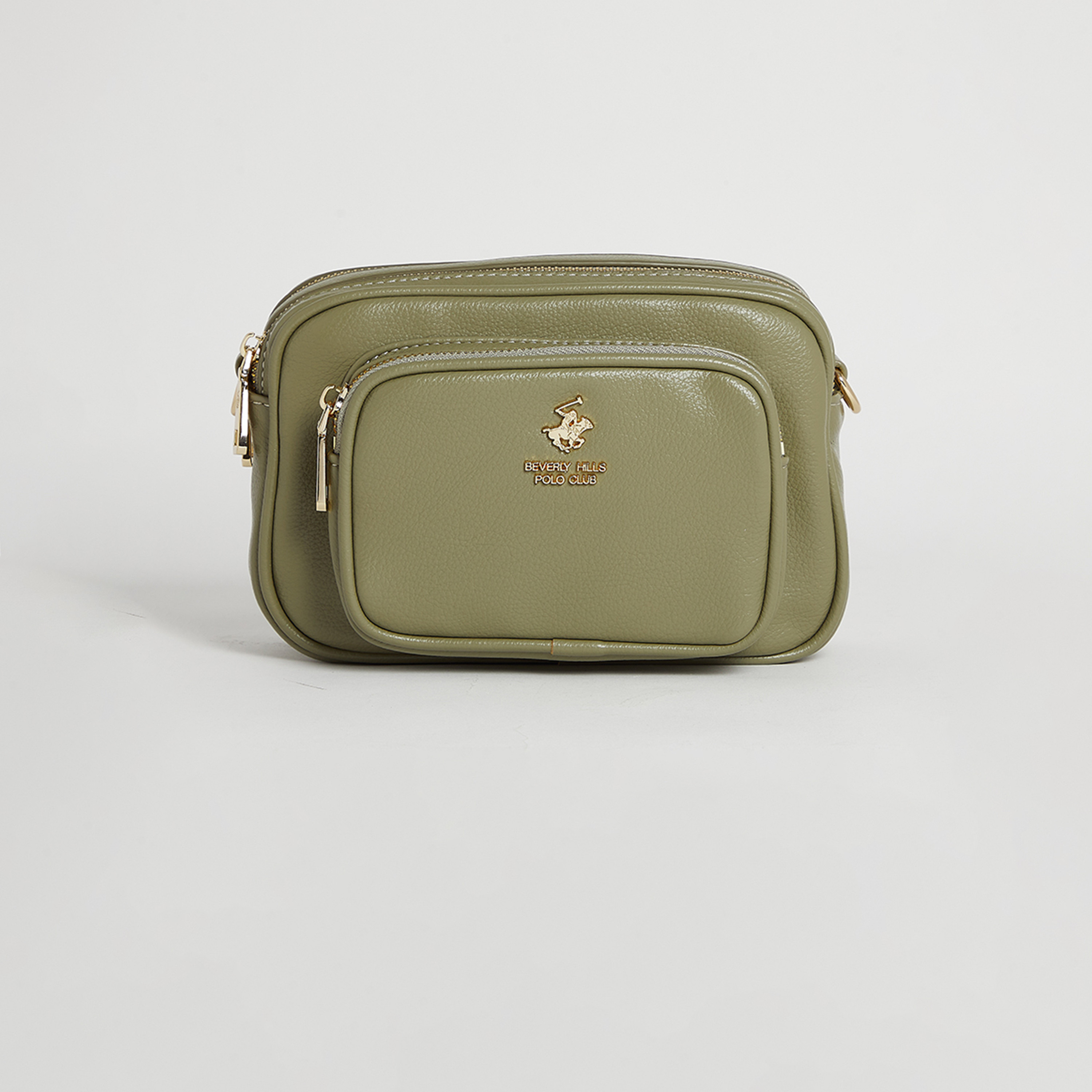 Beverly Hills Polo Club Sling Bag with Zipper and Detachable Strap-women-bagsandwallets-handbags-image-1