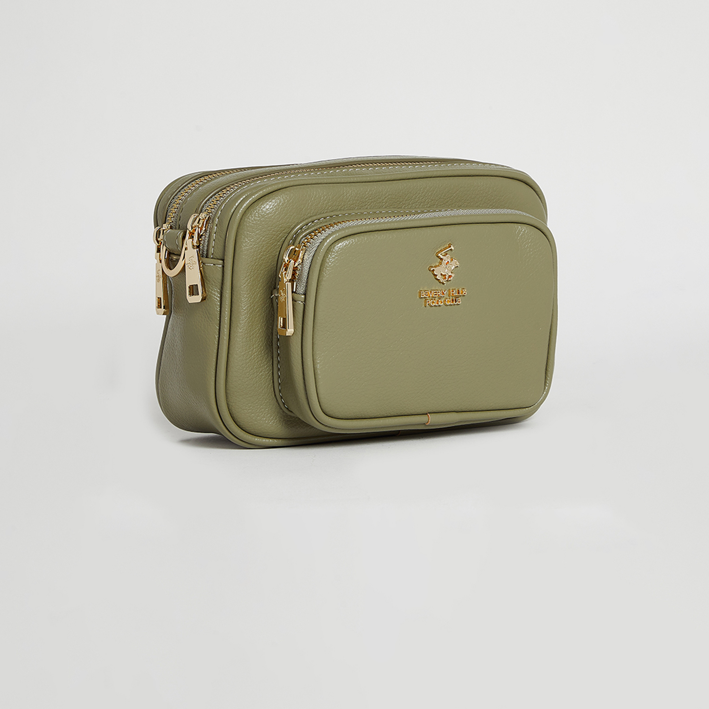 Beverly Hills Polo Club Sling Bag with Zipper and Detachable Strap-women-bagsandwallets-handbags-image-2