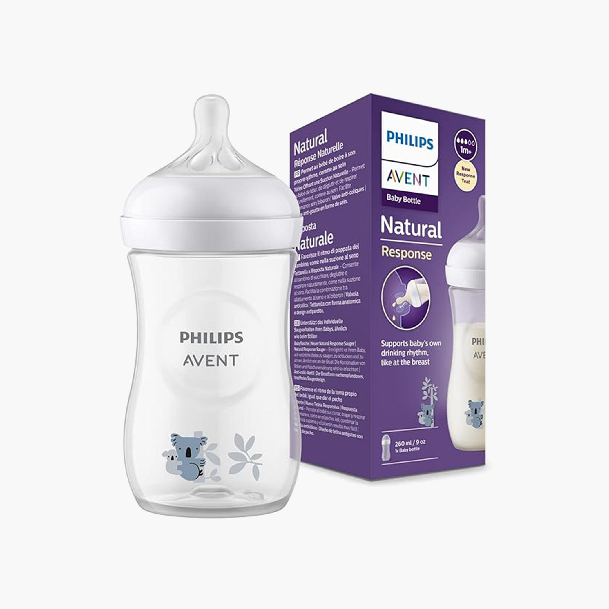 Philips Avent Natural Feeding Bottle - 260 ml-baby-feeding-feedingbottles-bottlesandteats-image-1