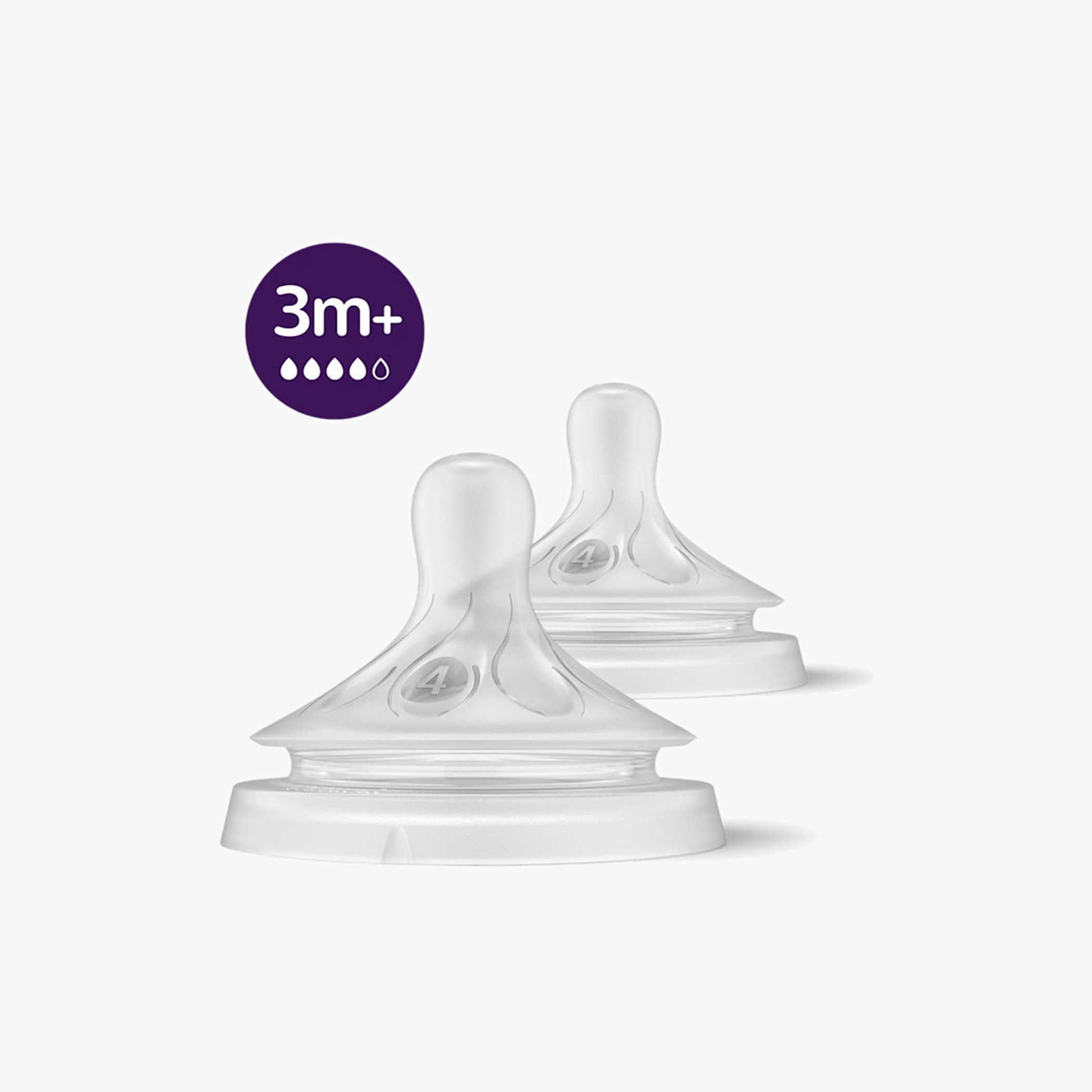 Philips Avent Natural 3.0 Feeding Teat - Set of 2-baby-feeding-feedingbottles-bottlesandteats-image-1
