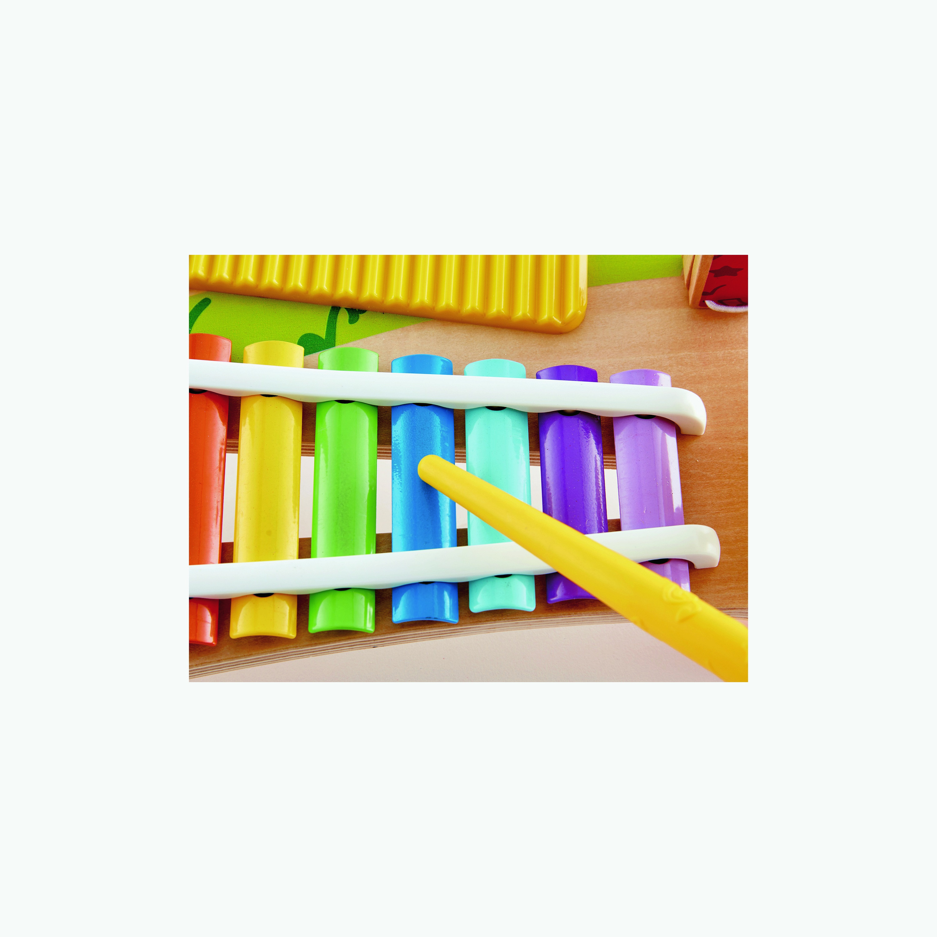 Hape 5-in-1 Mighty Mini Band Musical Wooden Instrument Set-toys-babyandtoddlertoys-lightsandmusicaltoys-image-2