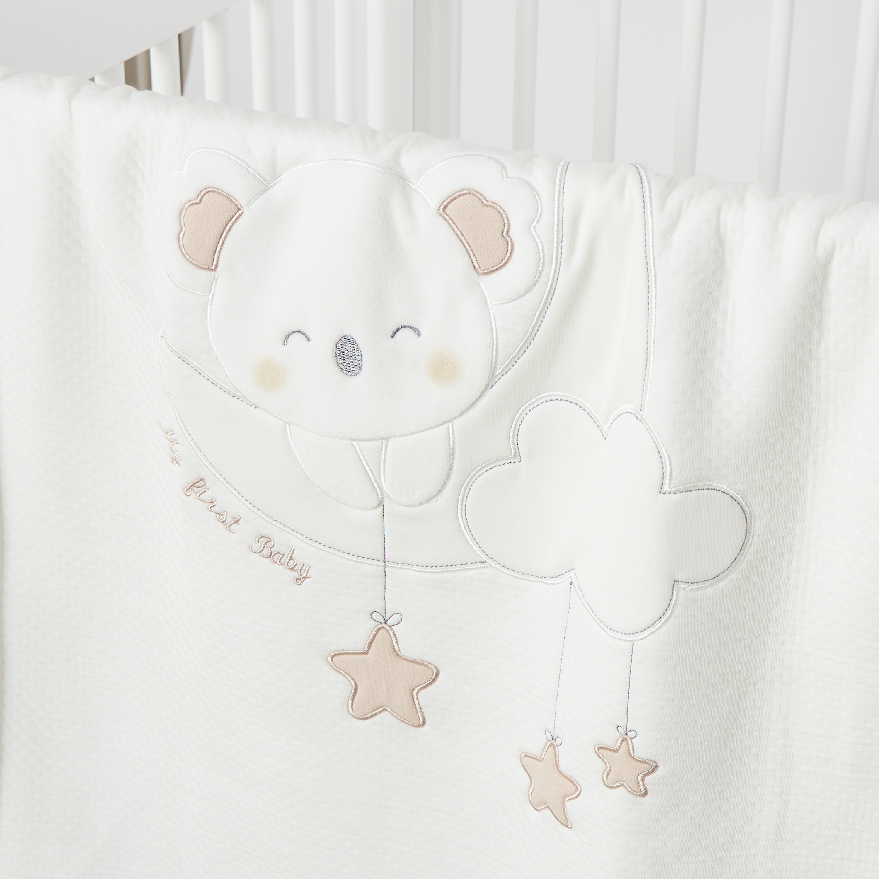 Juniors Embroidered Raschel Blanket - 76x100 cm-baby-nursery-blanketsandswaddles-receivingblankets-image-2