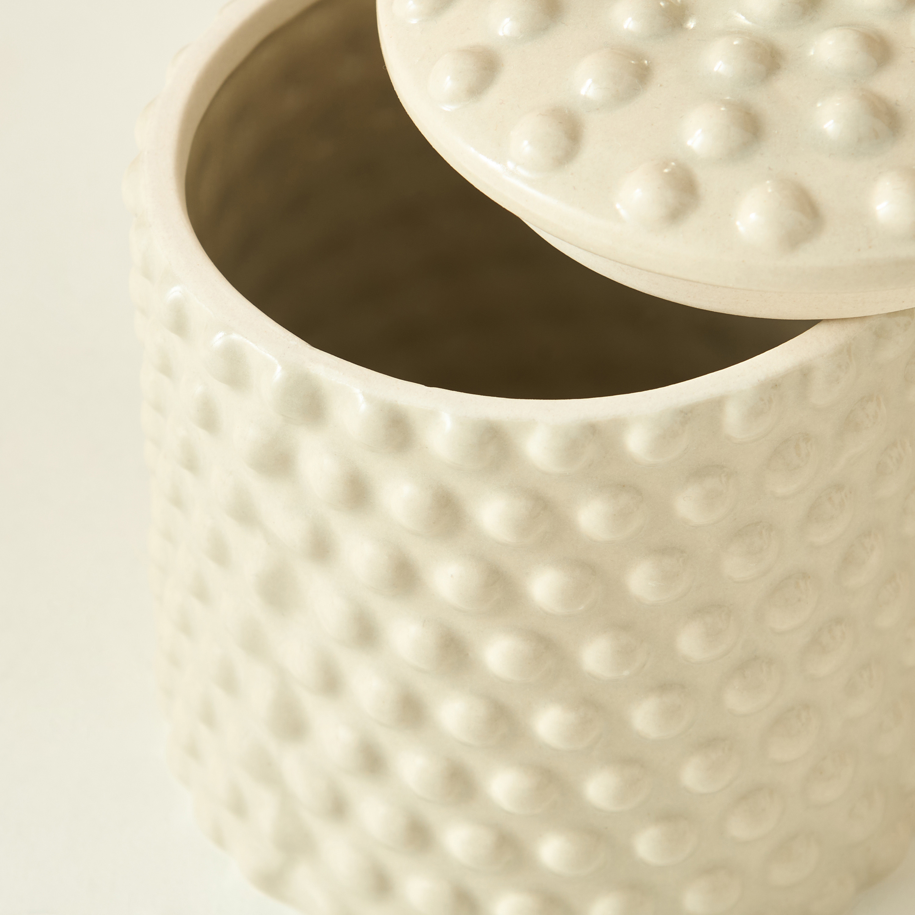 Textured Ceramic Decorative Jar-household-decor-decorativeobjectsandsculptures-image-5
