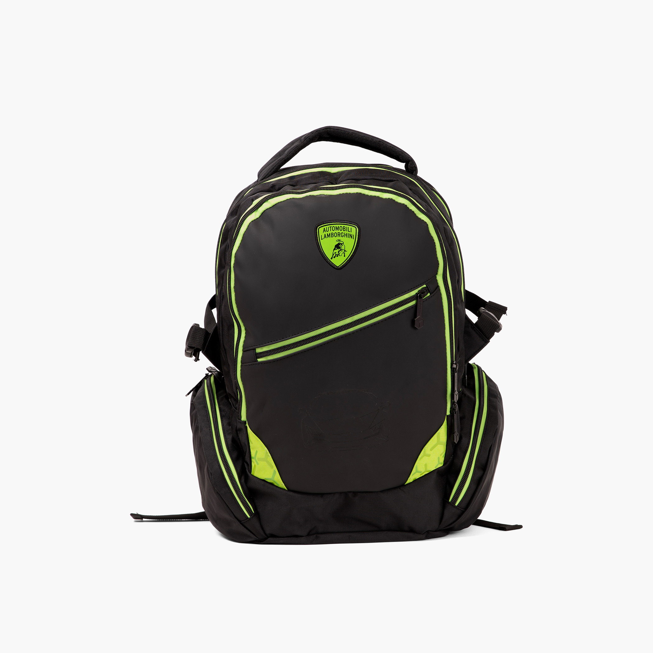 Lamborghini Printed 18-inch Backpack with Adjustable Shoulder Straps - 28x13x45 cms-school-bagsandbackpacks-backpacks-image-1
