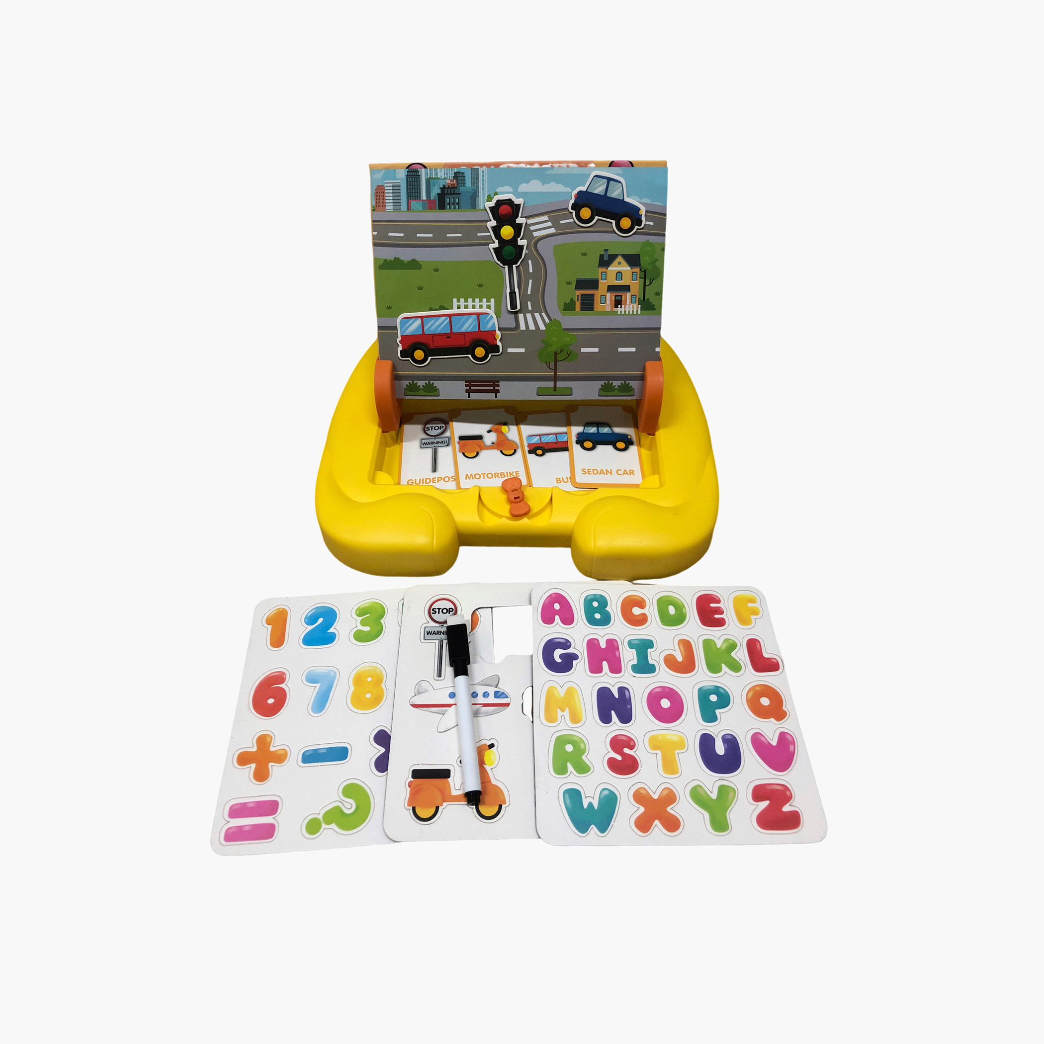 Magnetic Learning 3-in-1 School Bus Board-toys-educational-readingandwriting-image-2