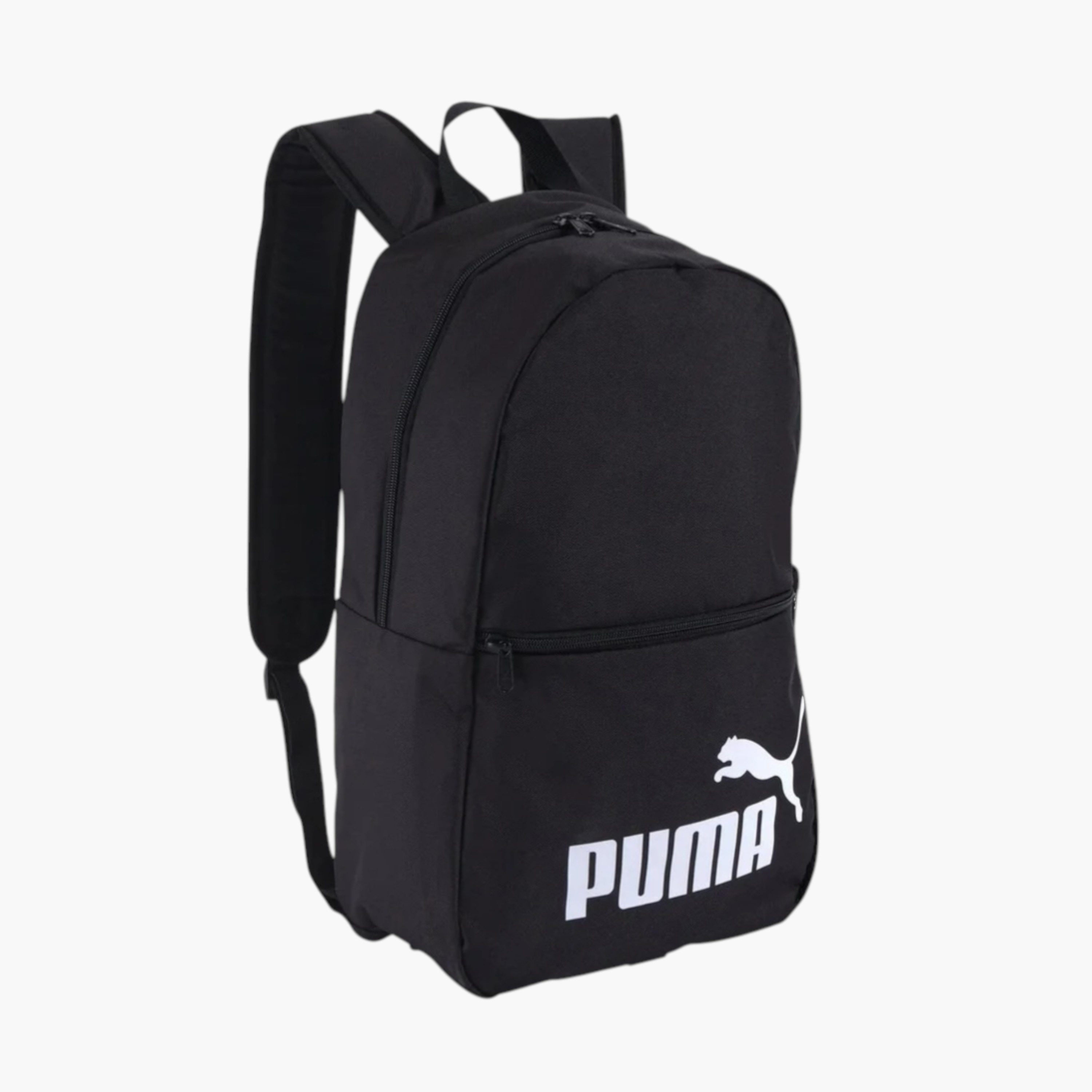 Puma Logo Print Backpack with Adjustable Shoulder Straps-men-bags-image-1