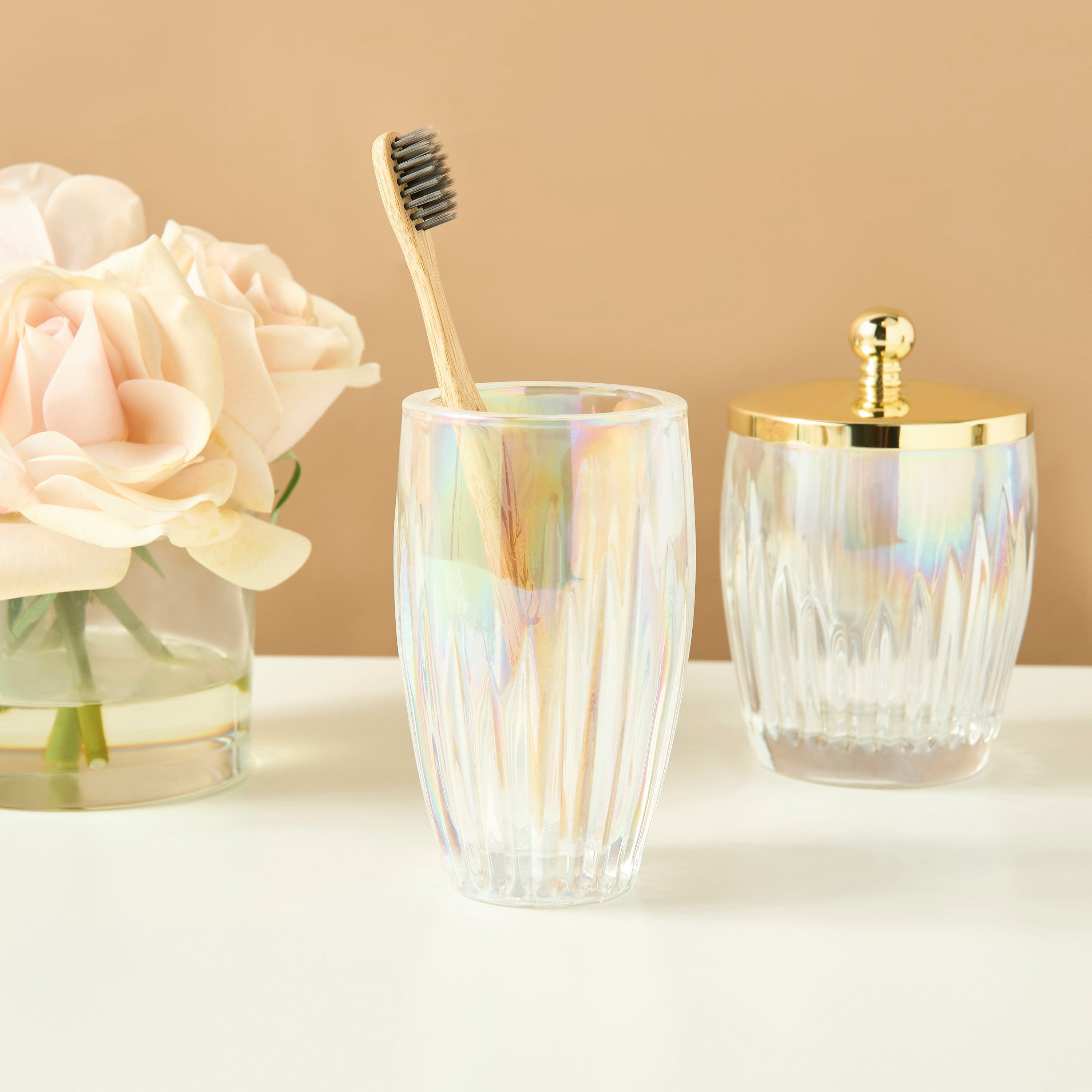 كوب زجاج-household-bathandlaundry-bathaccessories-toothbrushholdersandtumblers-image-1