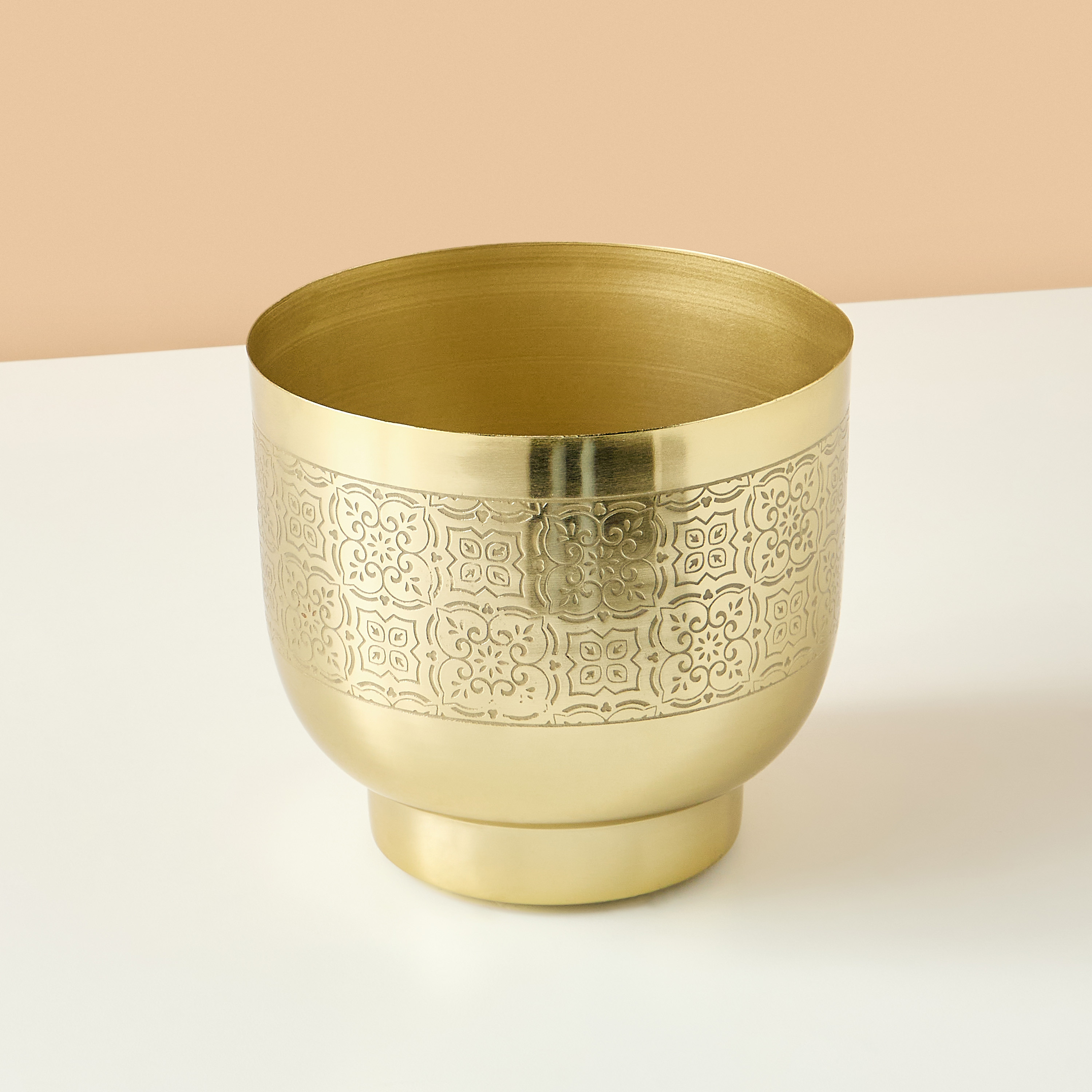 Textured Elevated Round Planter - 15 cms-household-decor-decorativeobjectsandsculptures-image-3