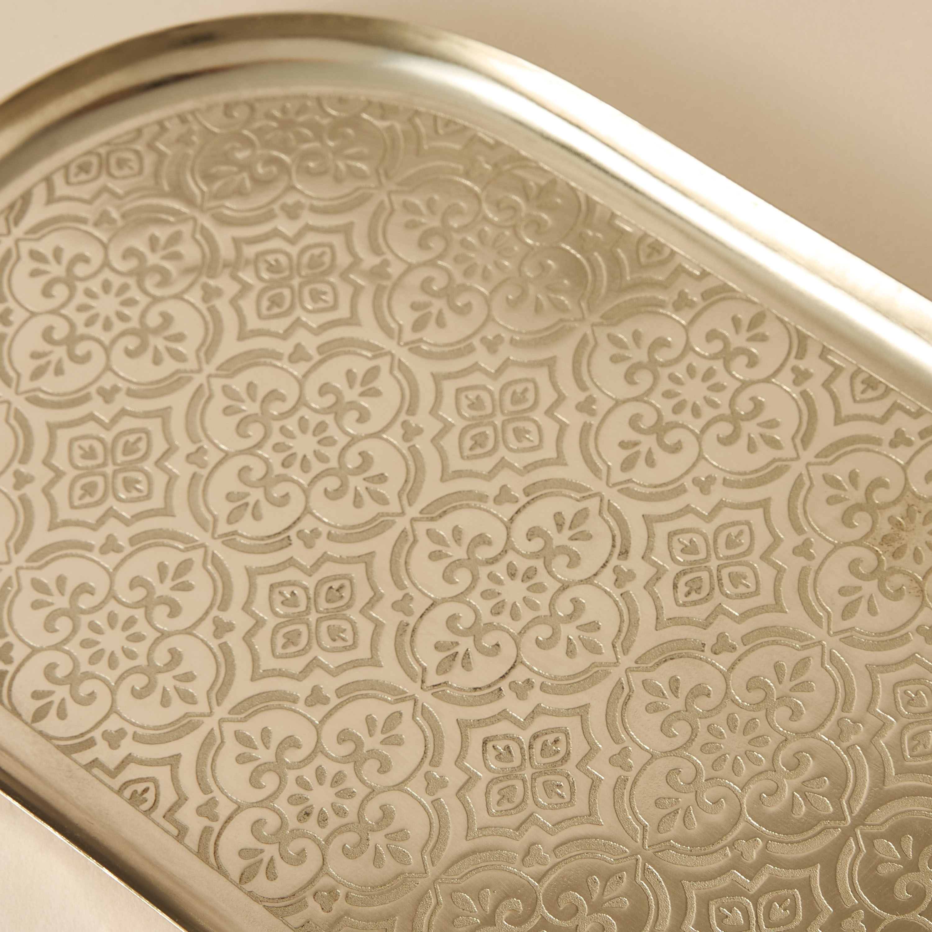 صينية بيضاوية بارزة الملمس بحافة مرتفعة - 25x16 سم-household-dining-serveware-servingtrays-image-3