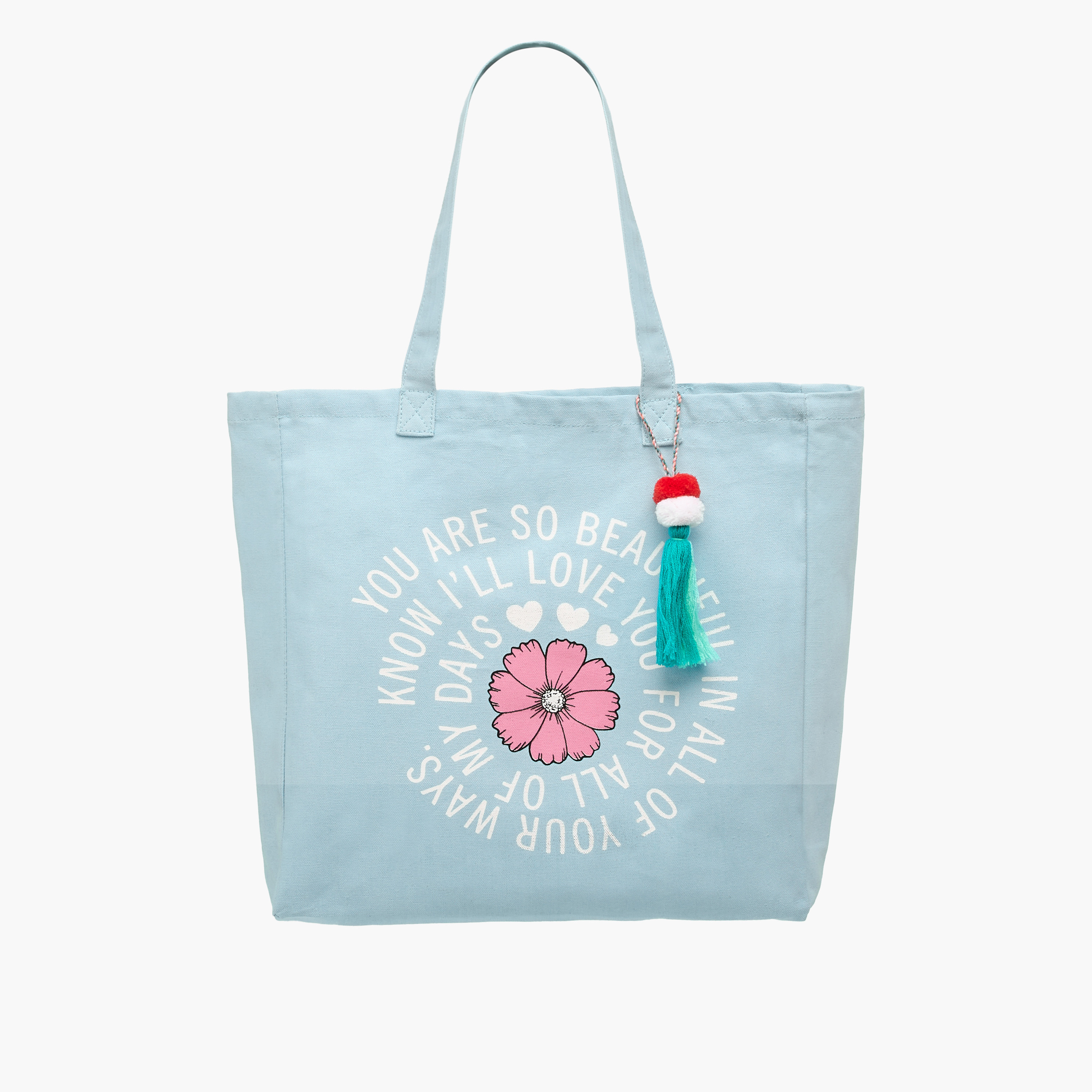 شنطة توتي بمقابض مزدوجة وطبعات شعار وتفاصيل شرّابات-women-bagsandwallets-handbags-image-1