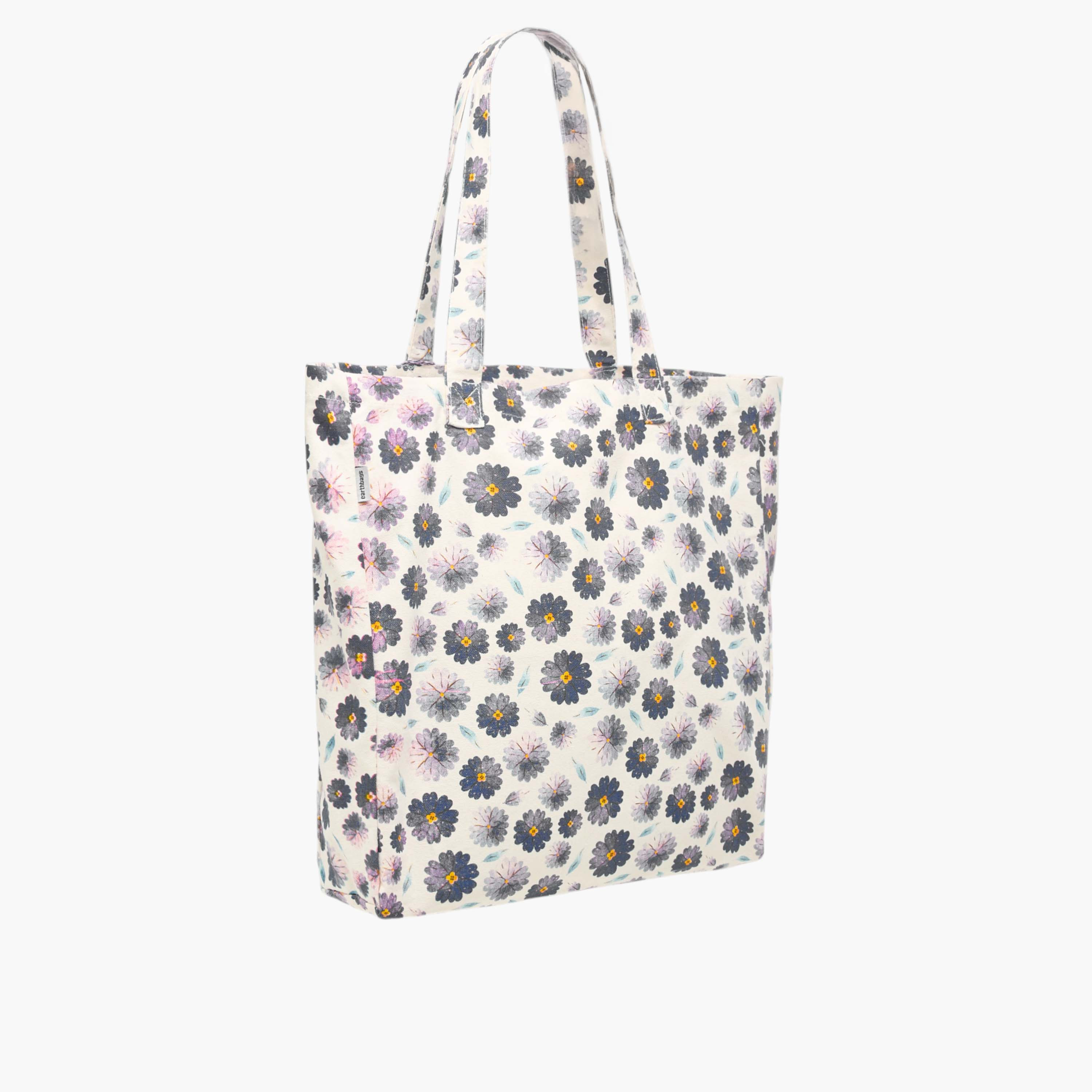شنطة تسوق بمقابض مزدوجة وشُرّابات وطبعات زهرية-women-bagsandwallets-handbags-image-4
