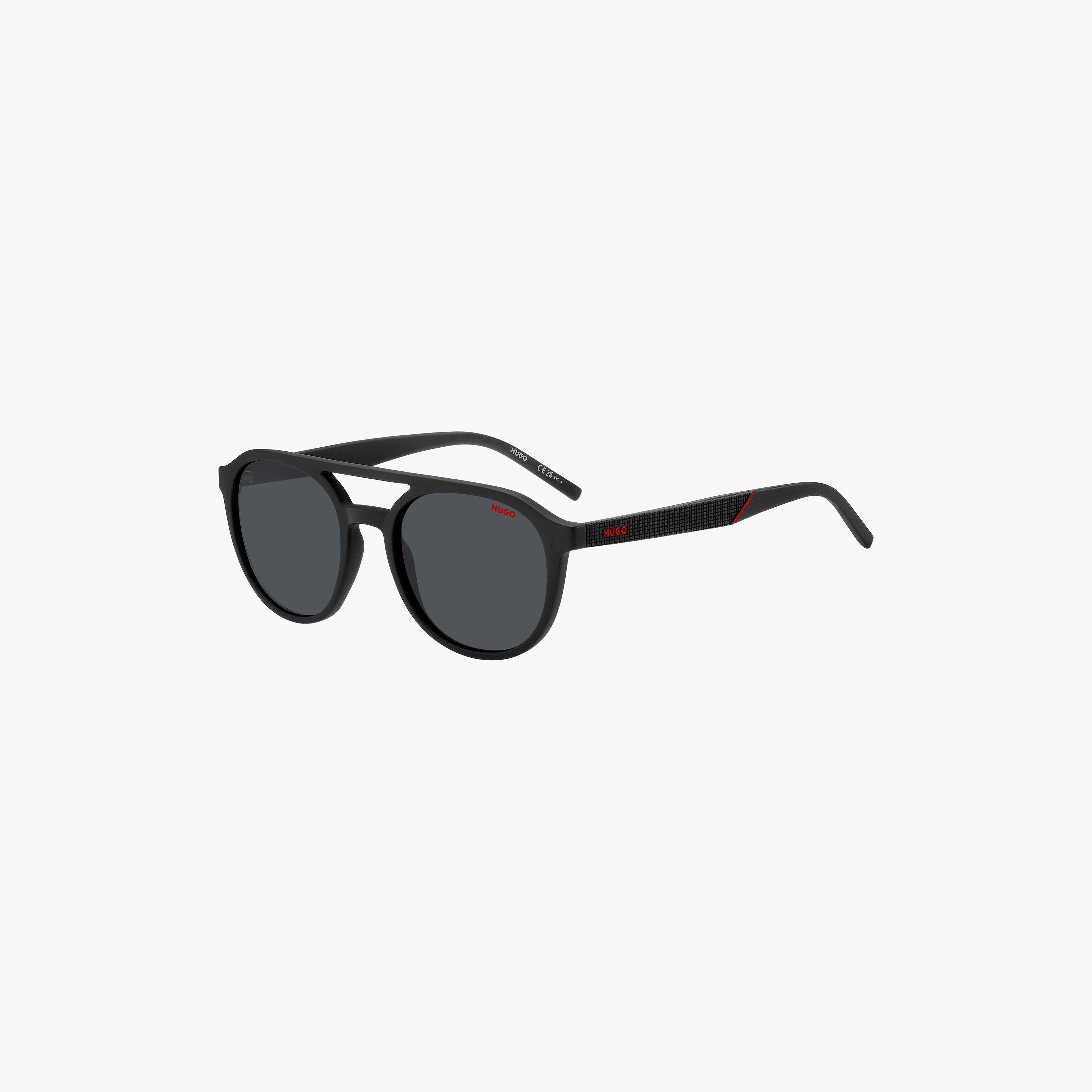 Hugo 54 MM Grey Round Sunglasses | 20707880754IR-men-sunglasses-image-1