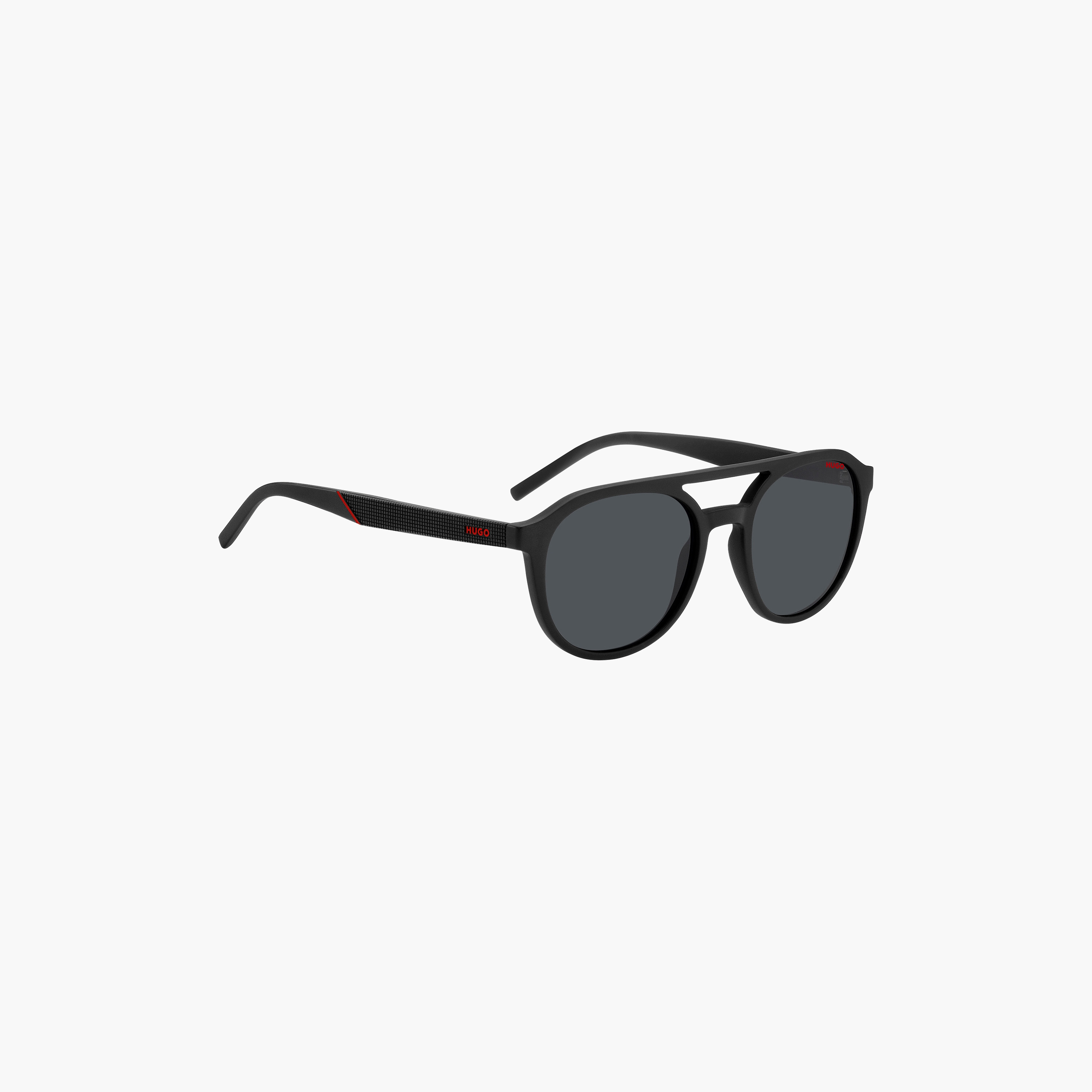 Hugo 54 MM Grey Round Sunglasses | 20707880754IR-men-sunglasses-image-3
