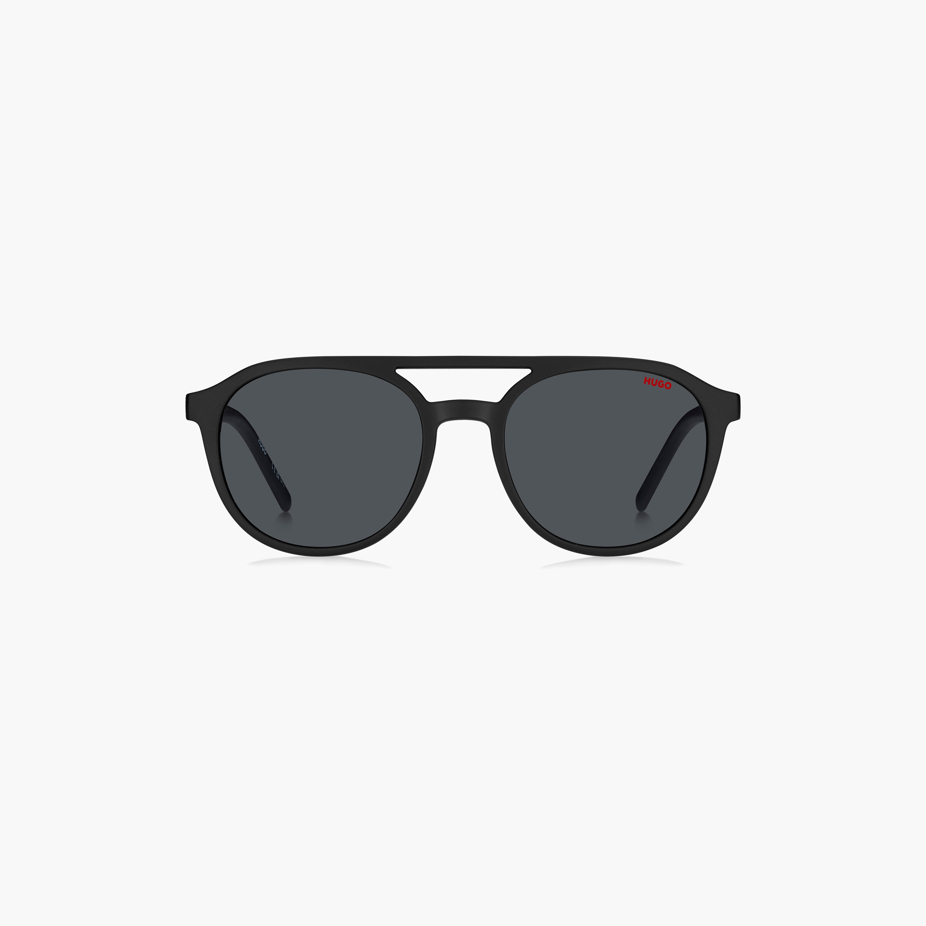 Hugo 54 MM Grey Round Sunglasses | 20707880754IR-men-sunglasses-image-4