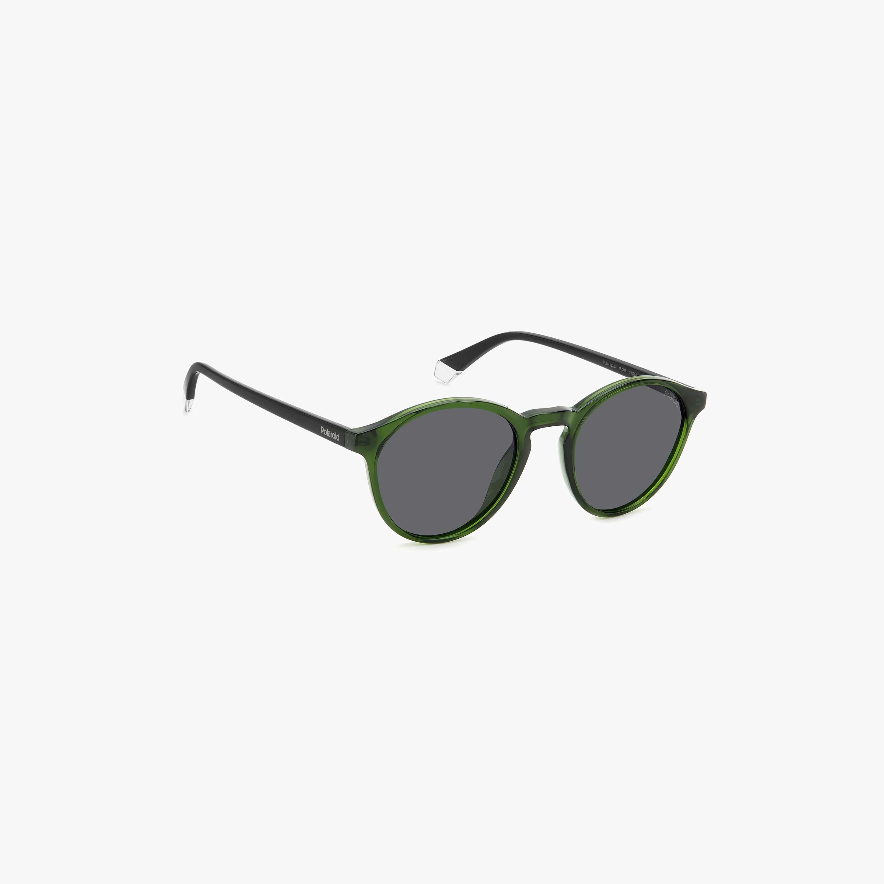 نظارات شمسية مستقطبة مقاس 50 ملم باللون الرمادي ذات مستديرة من بولارويد | 2063831ED50M9-men-sunglasses-image-3