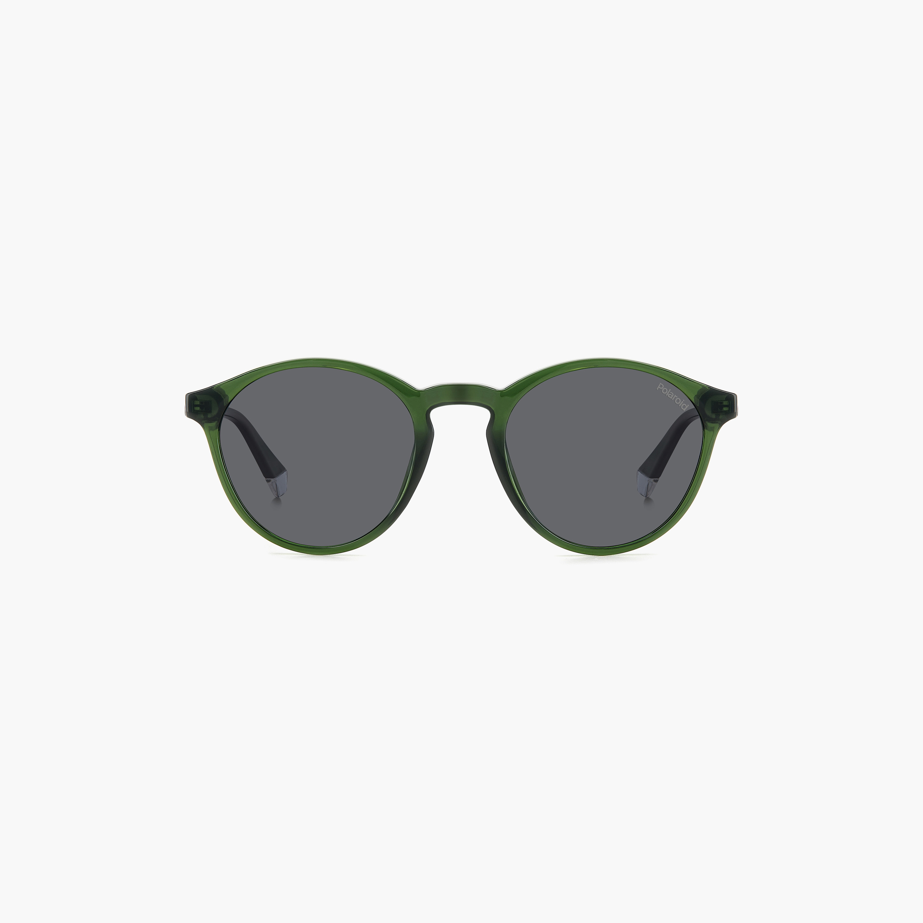 نظارات شمسية مستقطبة مقاس 50 ملم باللون الرمادي ذات مستديرة من بولارويد | 2063831ED50M9-men-sunglasses-image-4