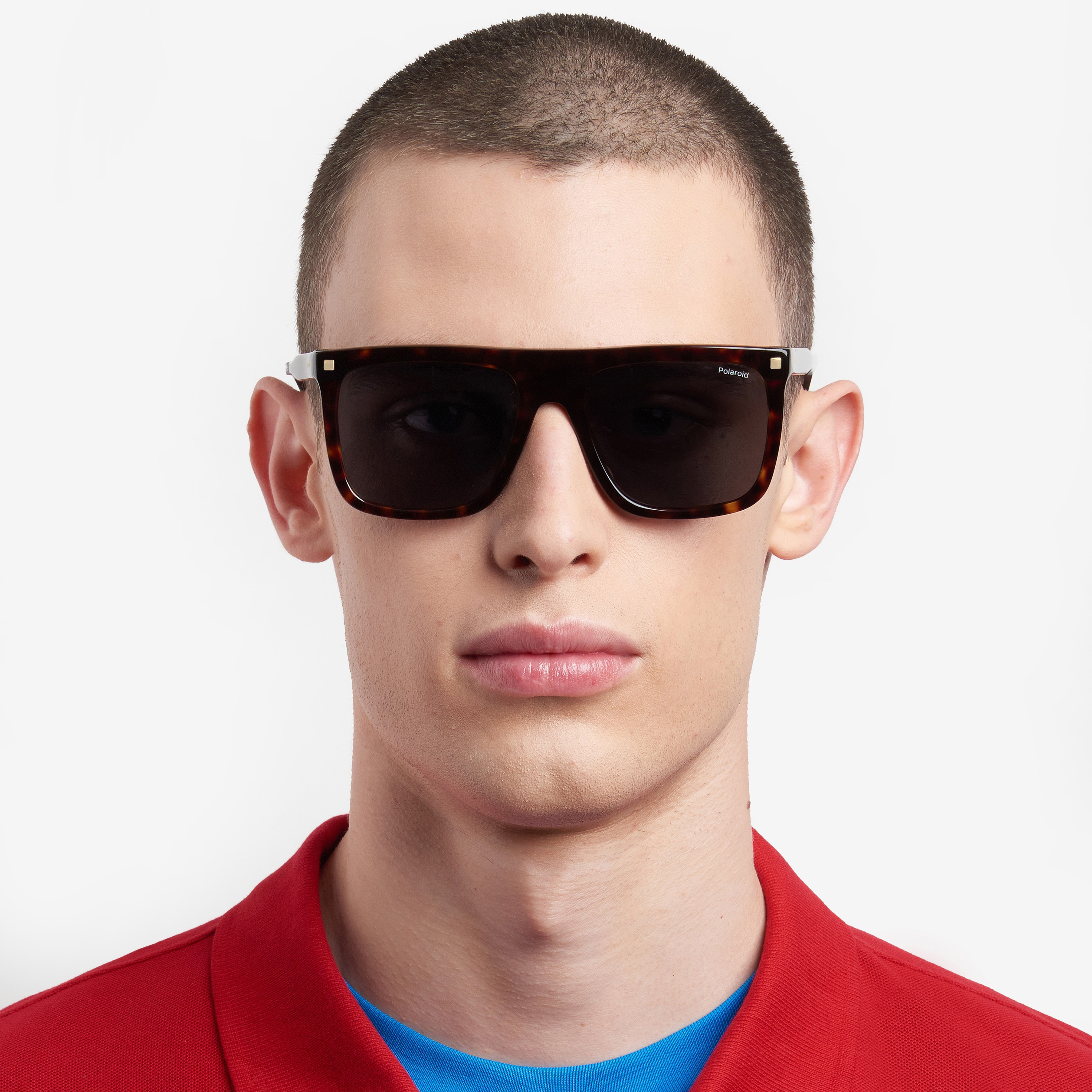 نظارات شمسية مستقطبة مقاس 56 ملم رمادية مربعة الشكل من بولارويد | 20677908656M9-men-sunglasses-image-6