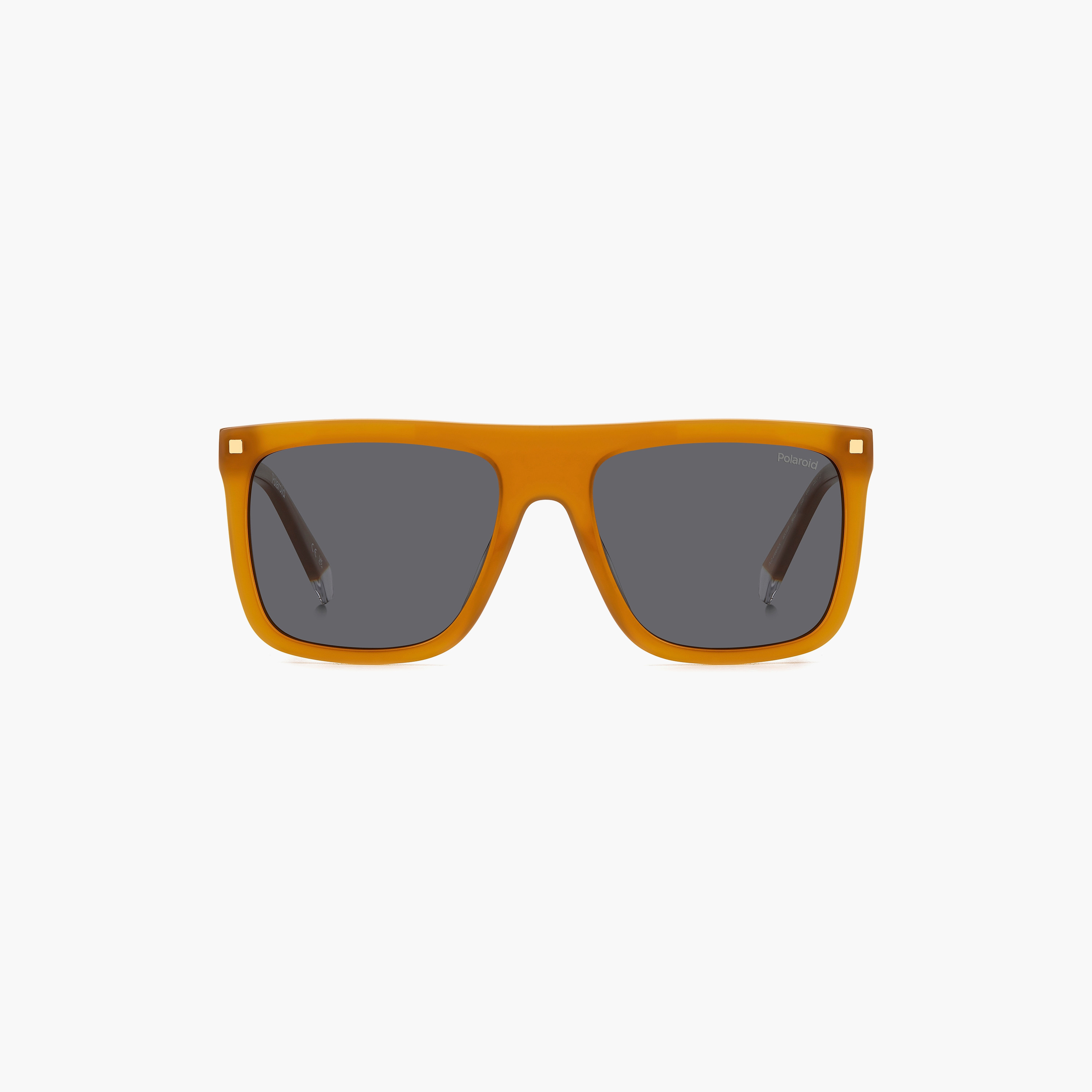 Polaroid Polarized 56 MM Grey Square Sunglasses | 20677940G56M9-men-sunglasses-image-4